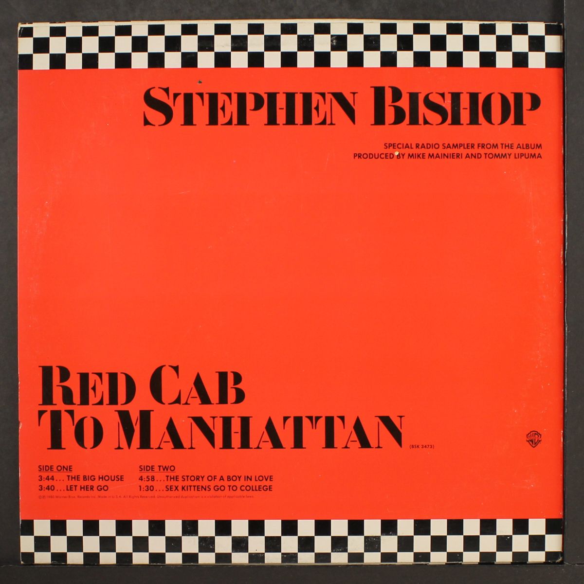 red cab to manhattan by STEPHEN BISHOP