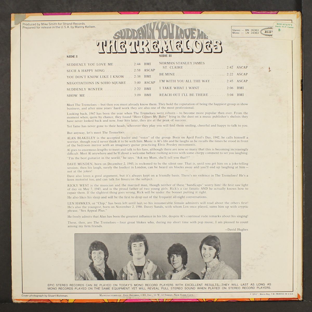 suddenly you love me by TREMELOES