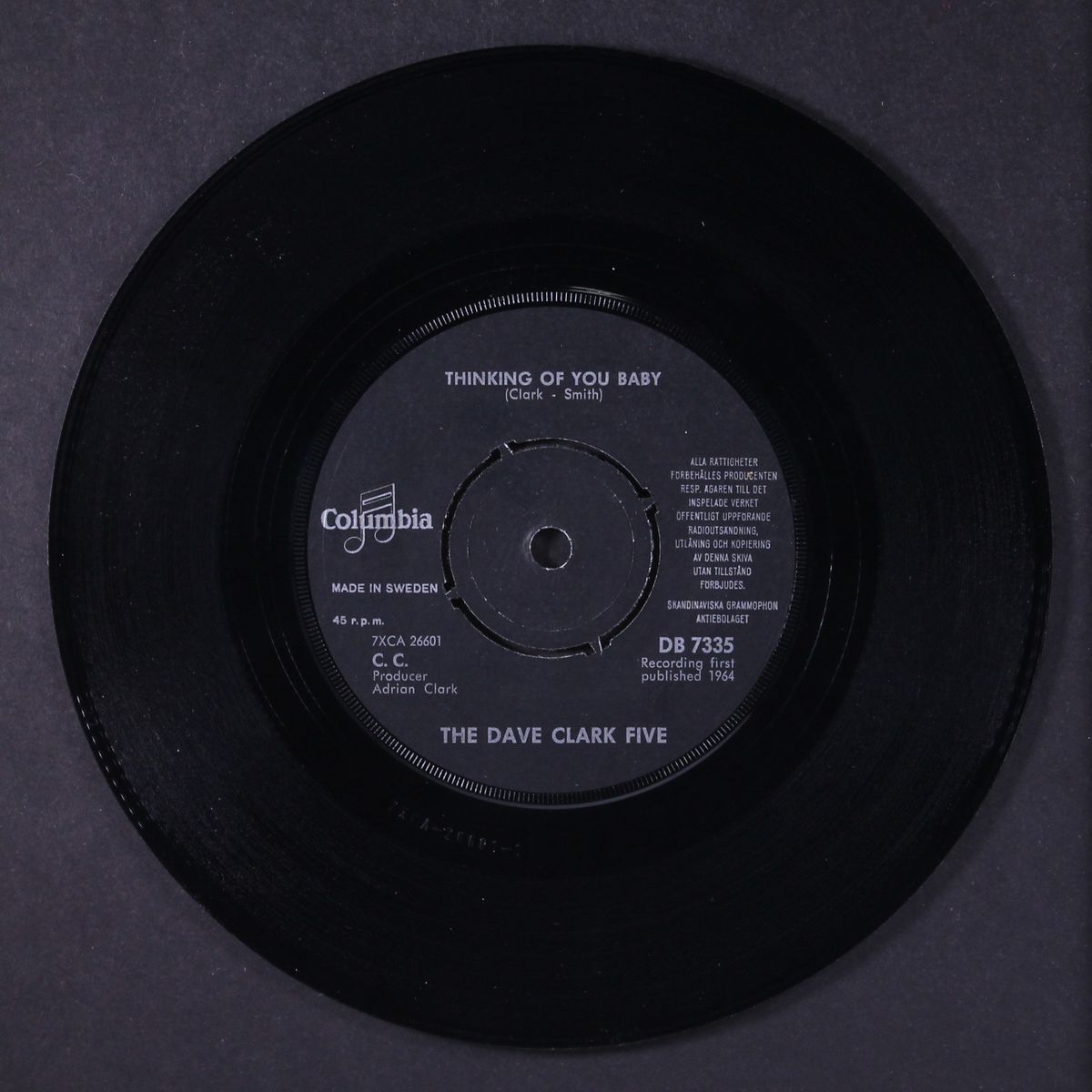thinking of you baby / whenever you're around by DAVE CLARK FIVE