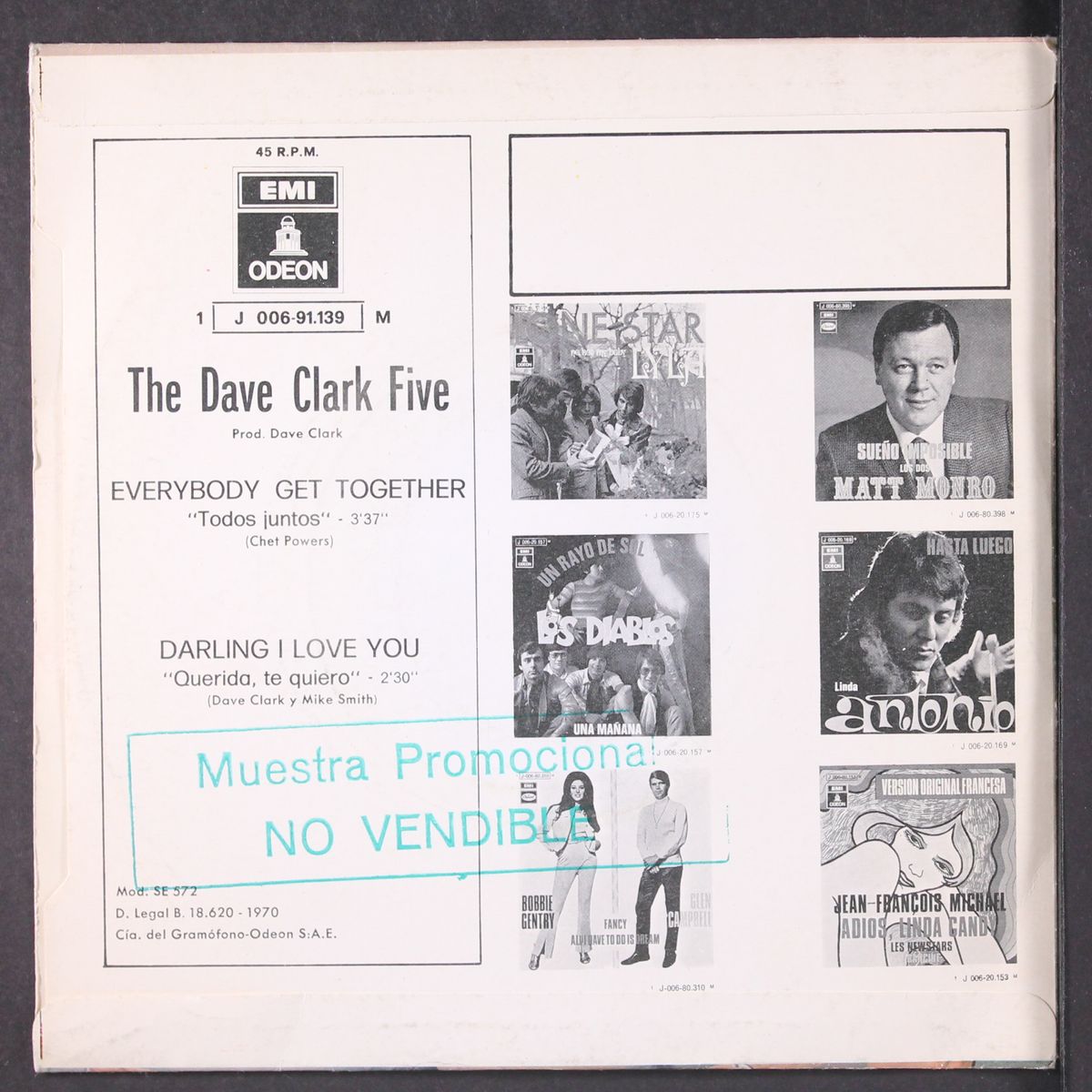 everybody get together / darling i love you by DAVE CLARK FIVE