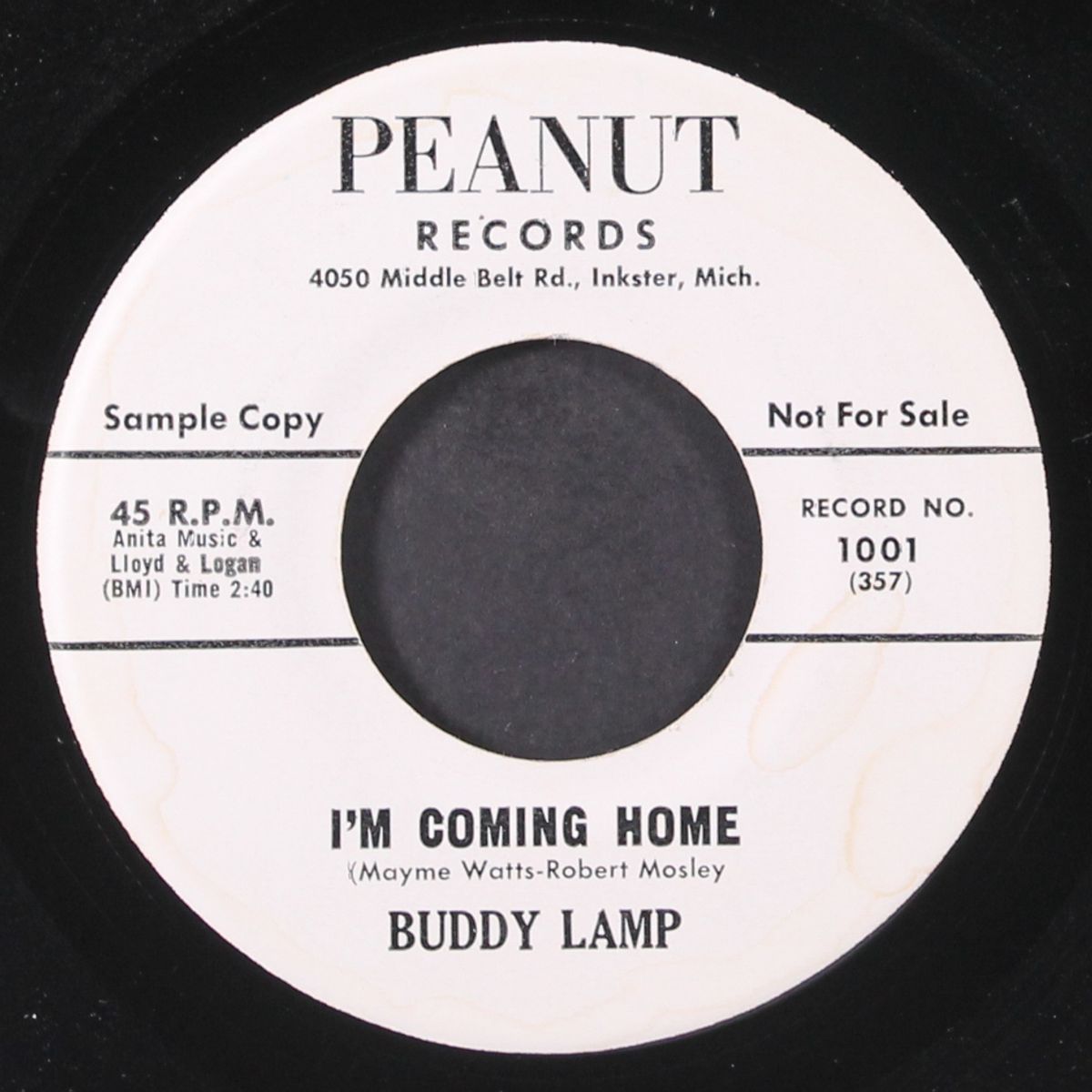 have mercy baby / i'm coming home by BUDDY LAMP