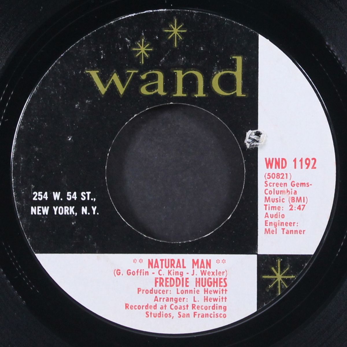 natural man / i gotts keep my bluff in by FREDDIE HUGHES