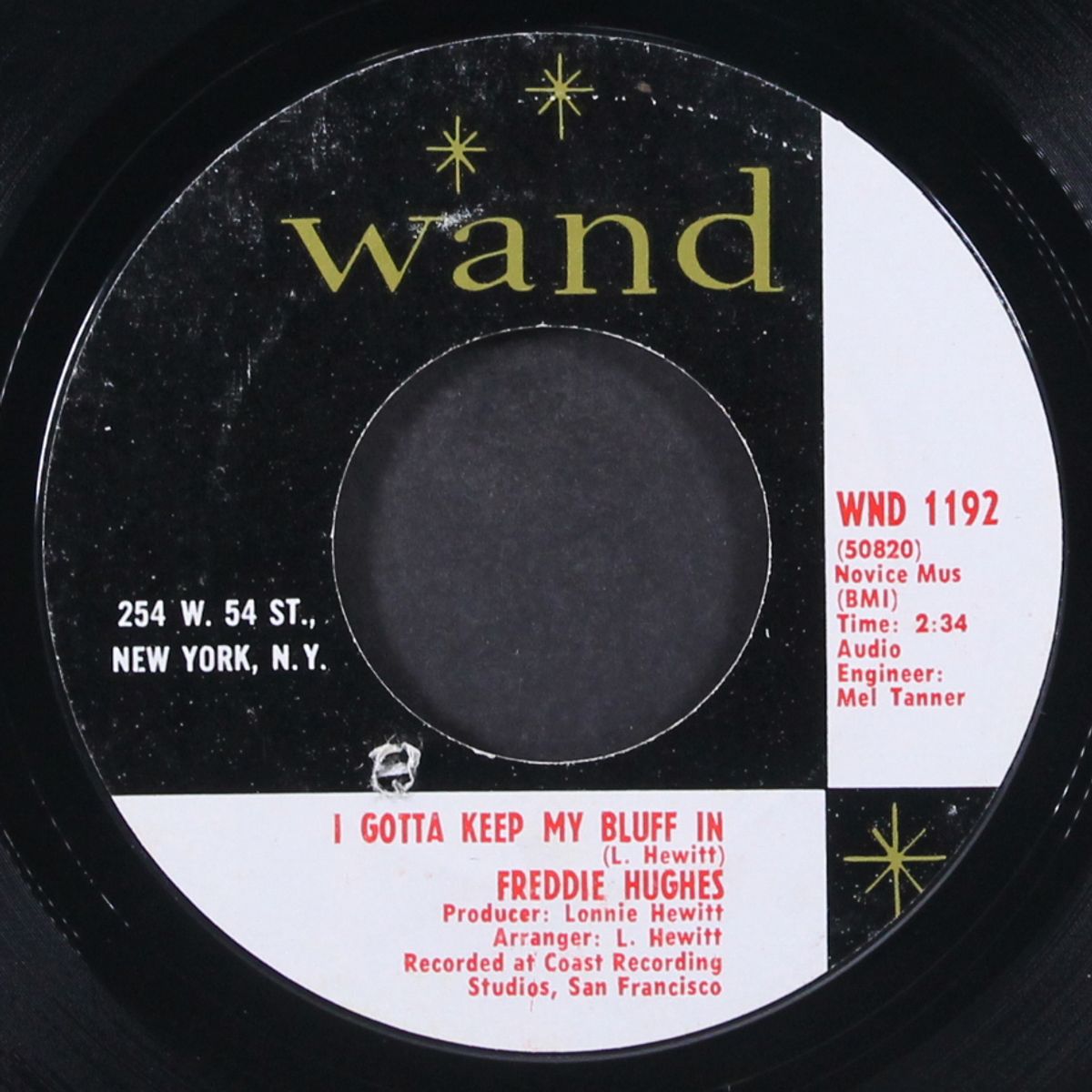 natural man / i gotts keep my bluff in by FREDDIE HUGHES