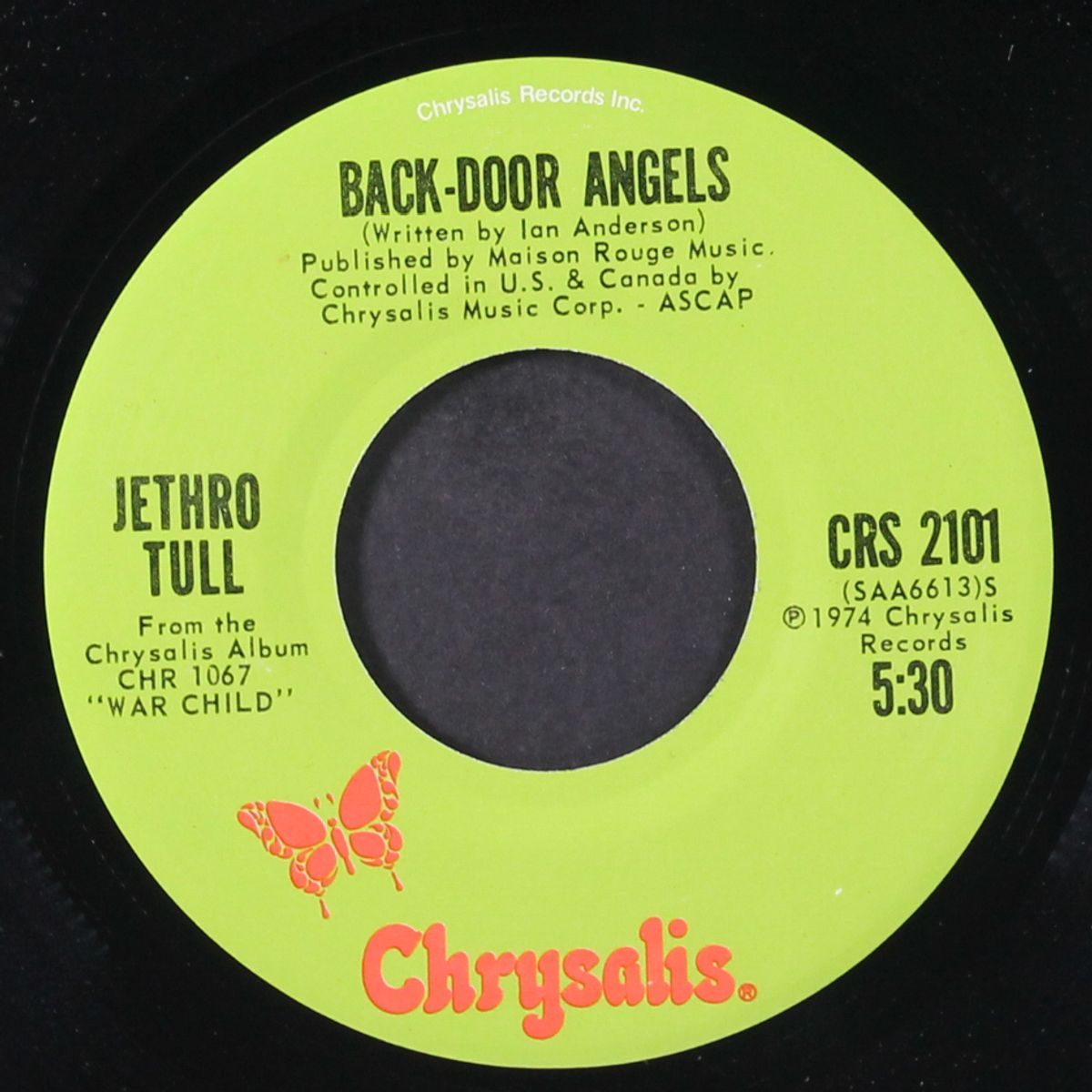 bungle in the jungle / backdoor angels by JETHRO TULL
