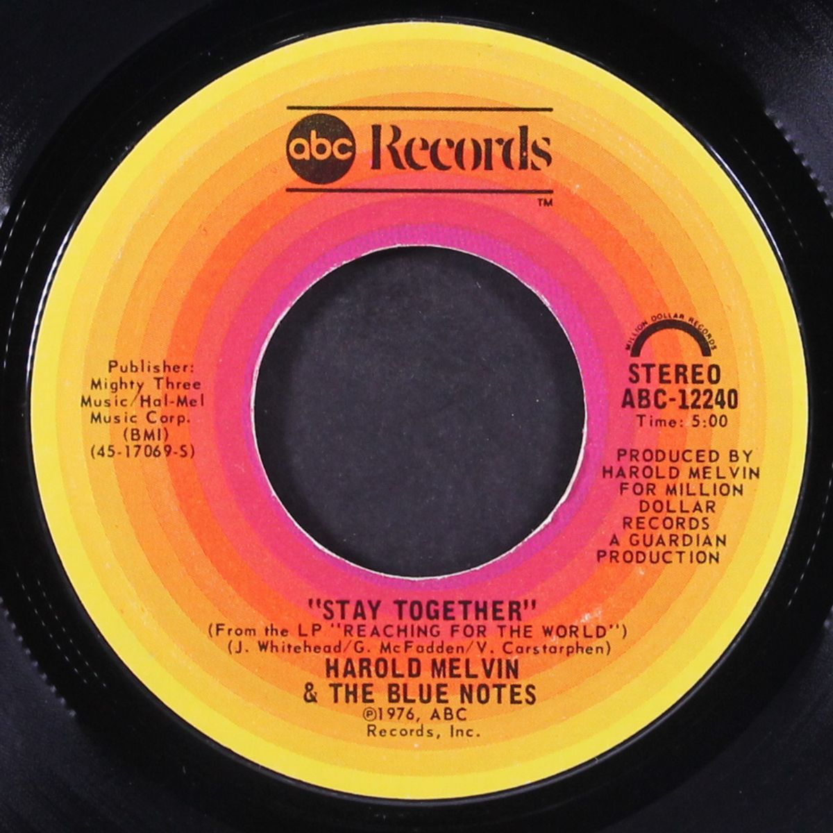 reaching for the world / stay together by HAROLD MELVIN & BLUENOTES