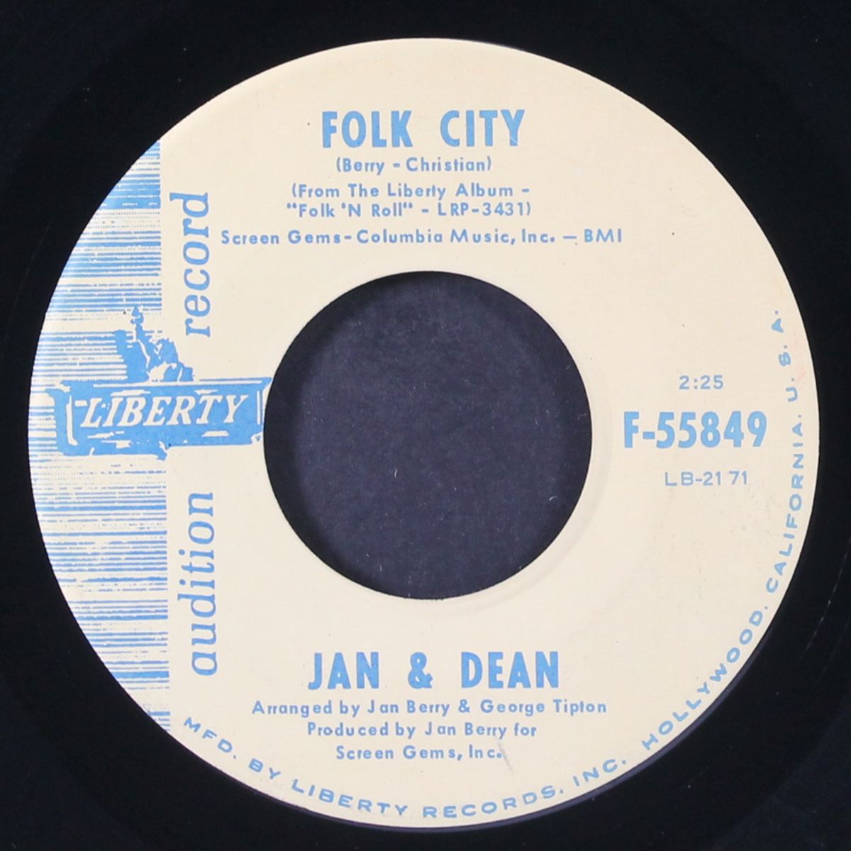 a beginning from an end / folk city by JAN & DEAN