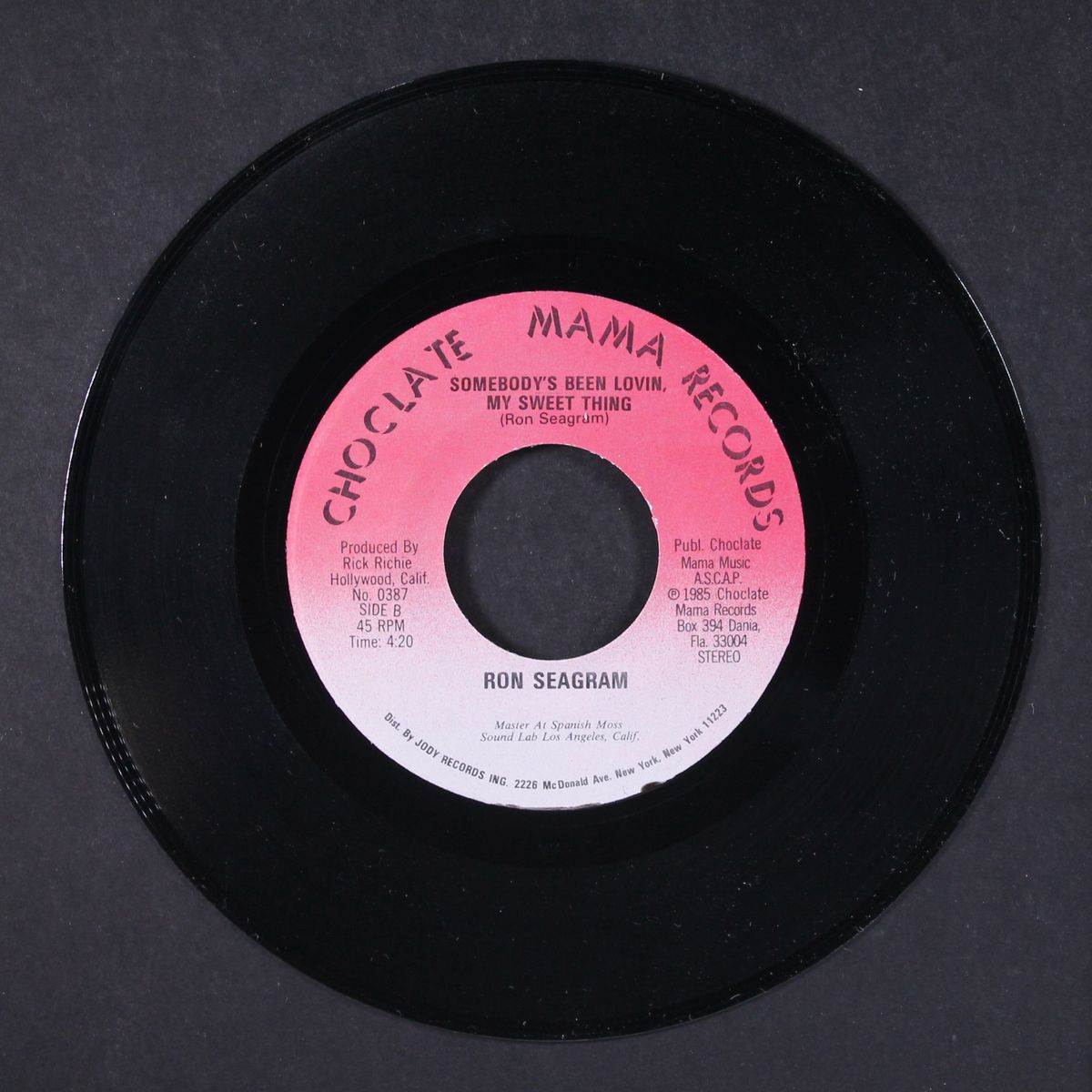 just a little love / somebody's been lovin, my sweet thing by RON SEAGRAM