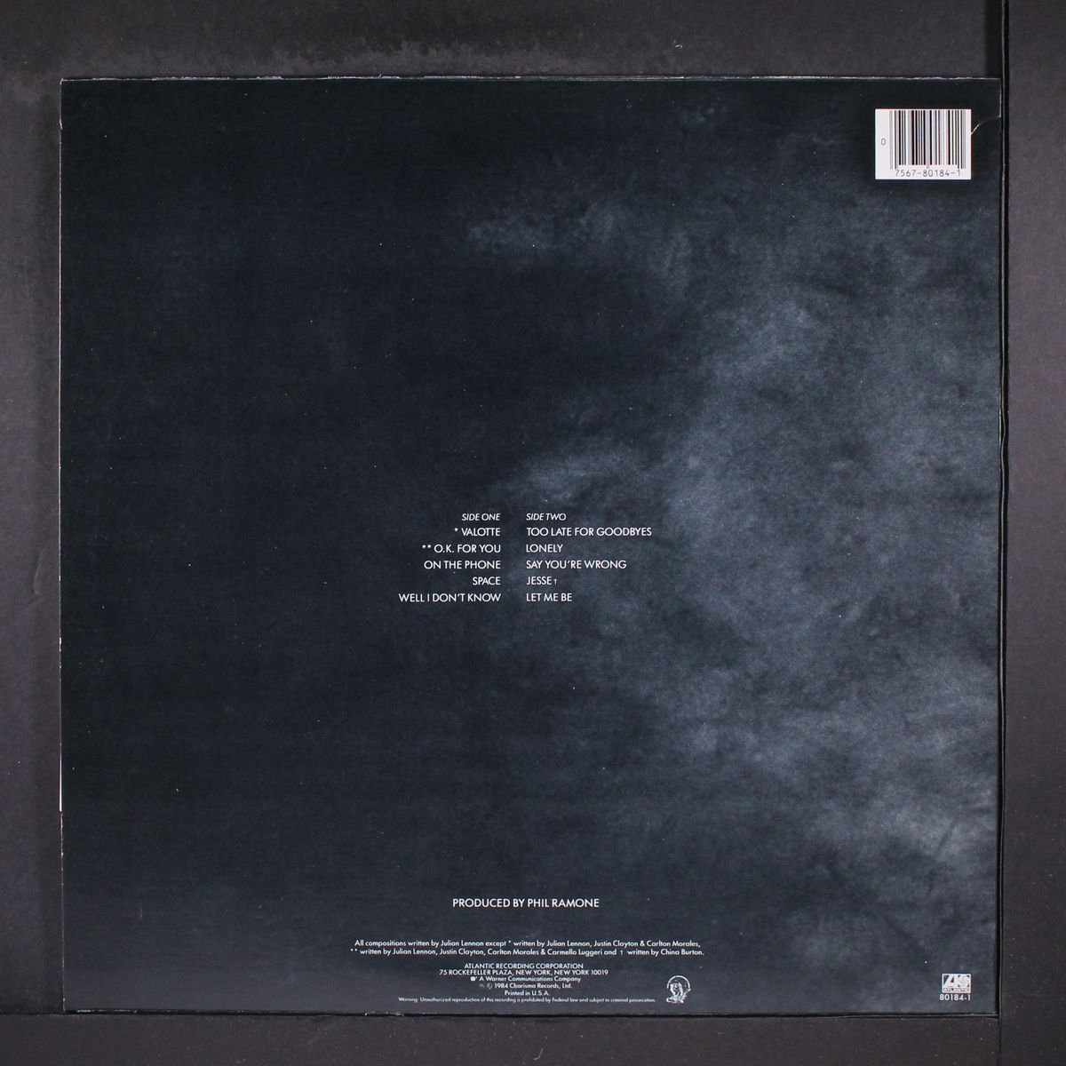 valotte by JULIAN LENNON