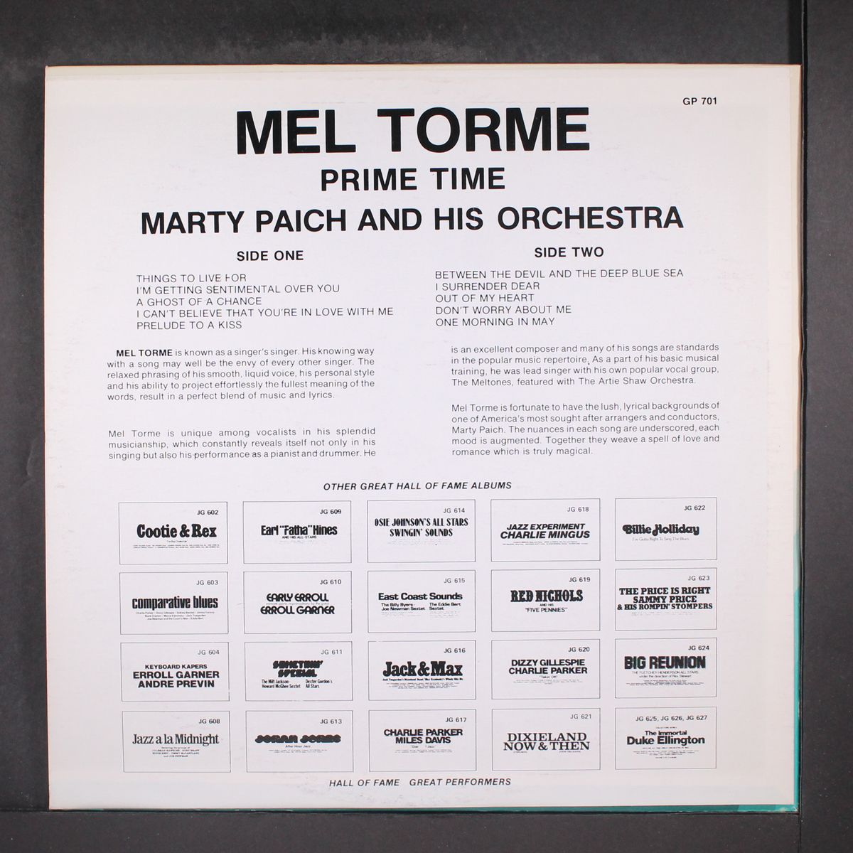 prime time by MEL TORME