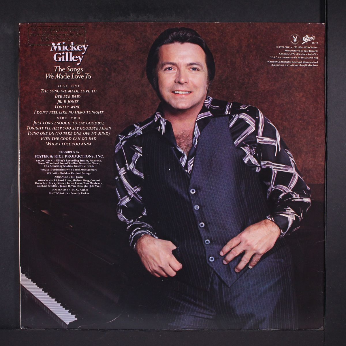 the songs we made love to by MICKEY GILLEY