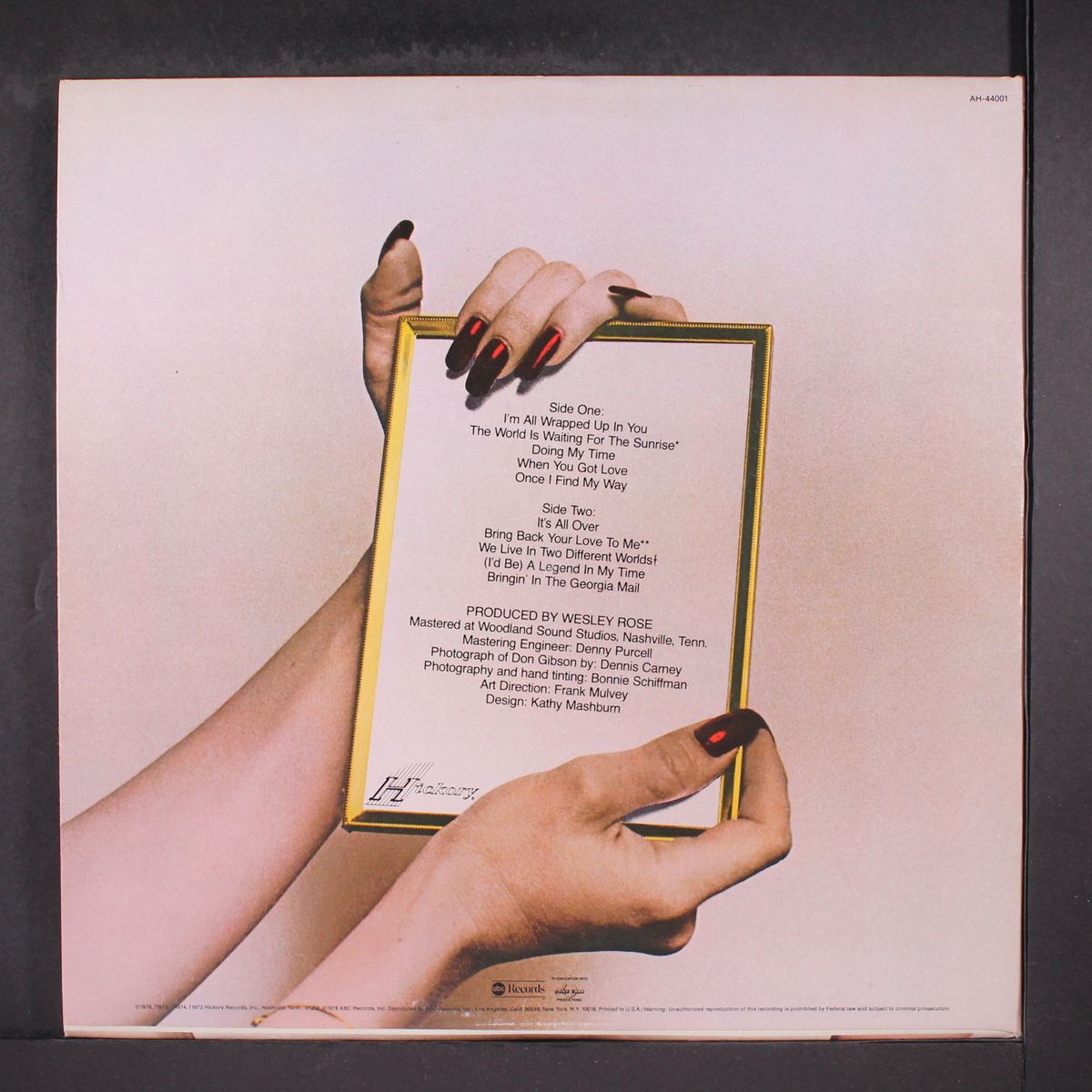 i'm all wrapped up in you by DON GIBSON