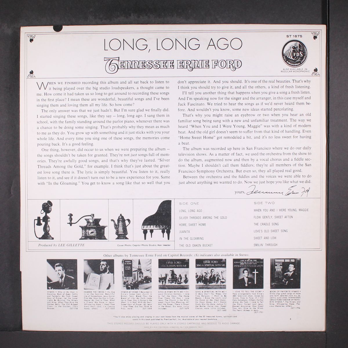 long, long ago by TENNESSEE ERNIE FORD
