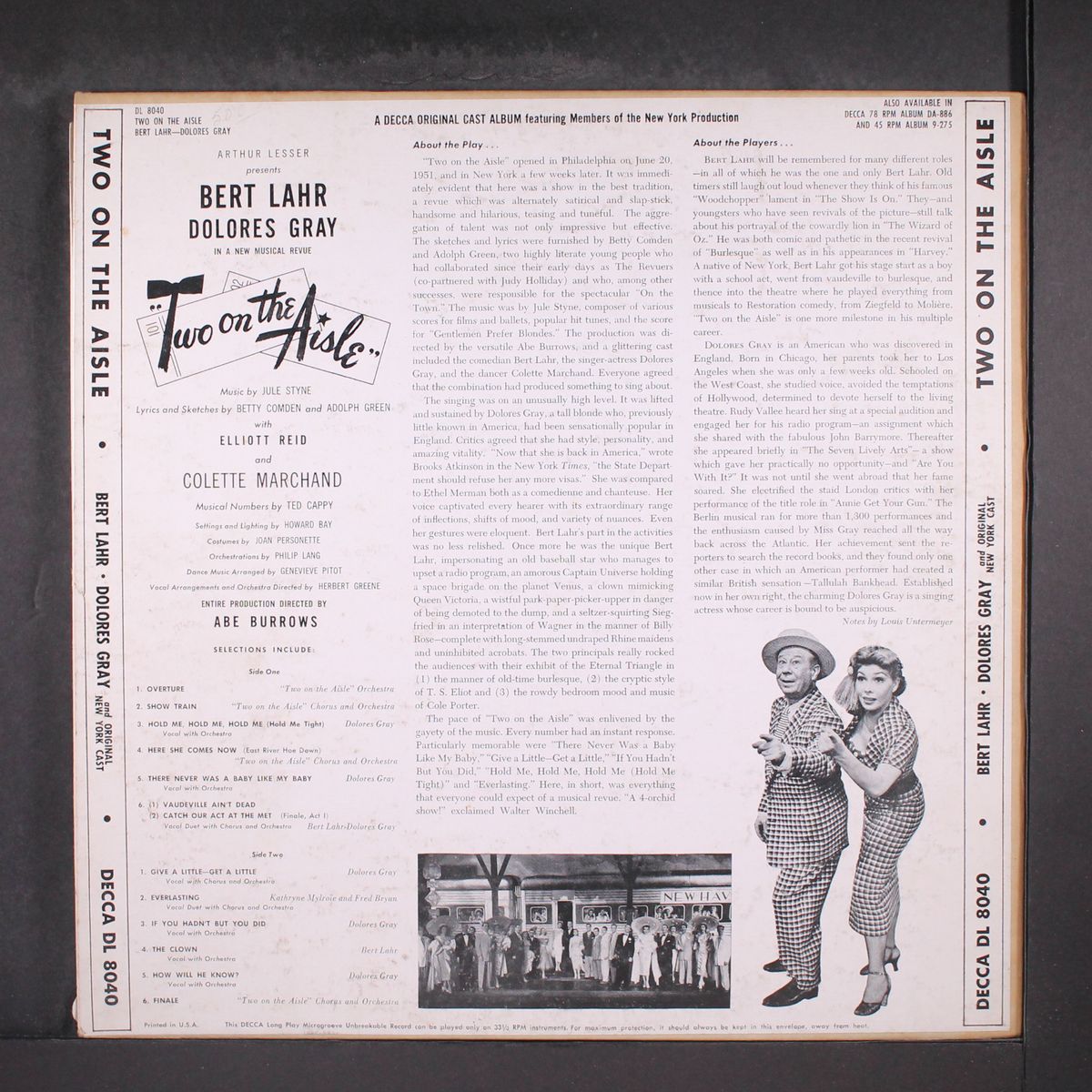 two on the aisle by ORIGINAL CAST