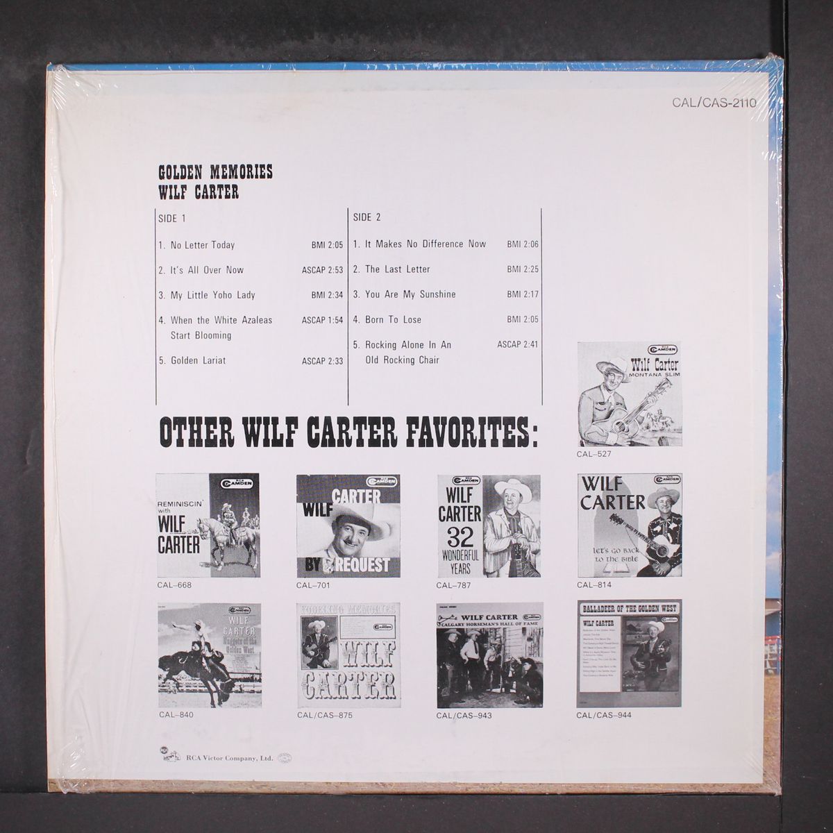 golden memories by WILF CARTER