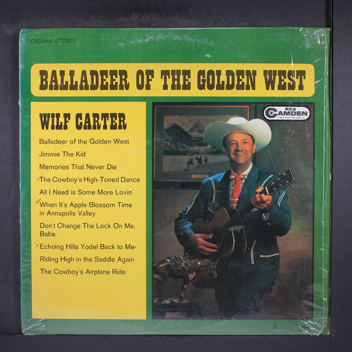 balladeer of the golden west by WILF CARTER