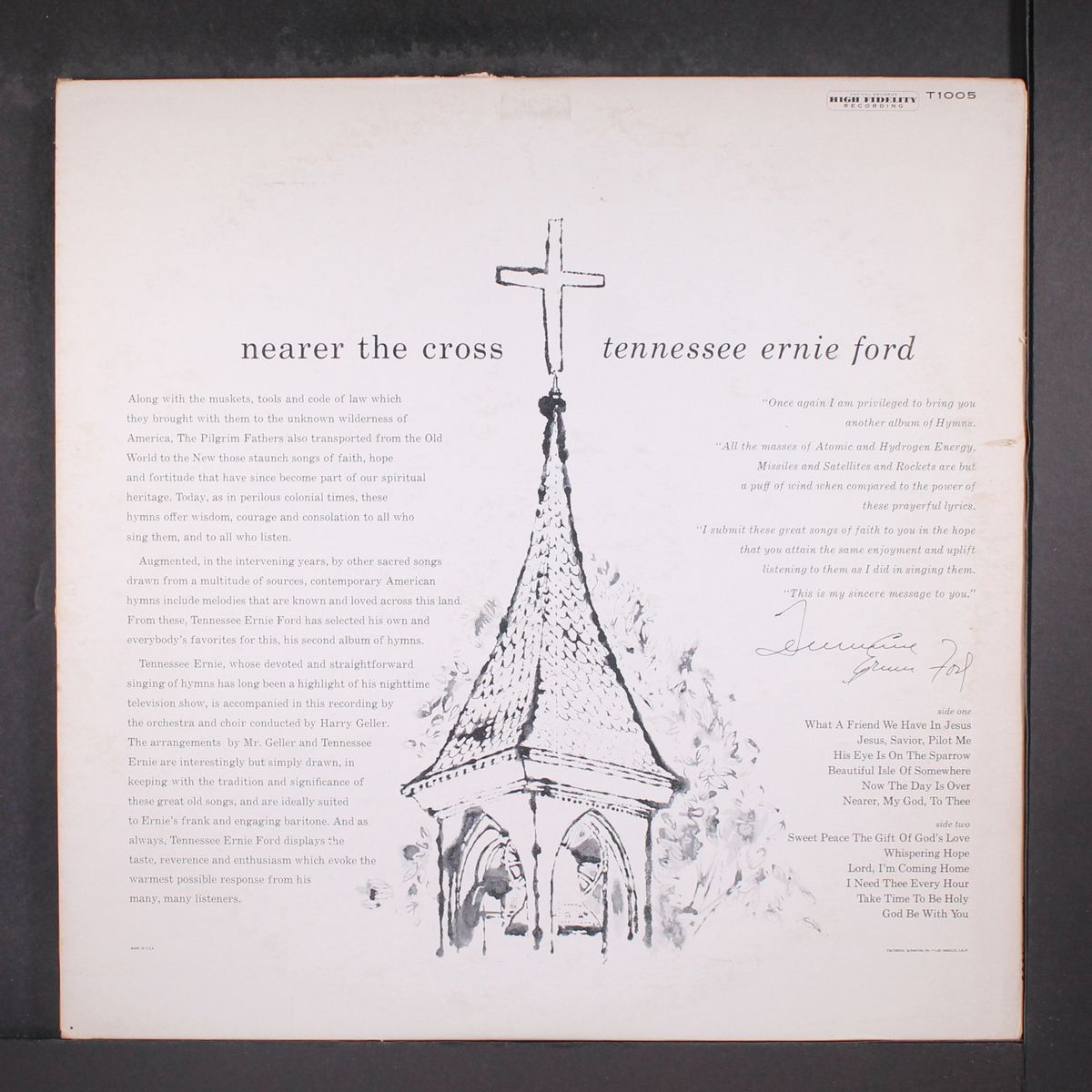 nearer the cross by TENNESSEE ERNIE FORD