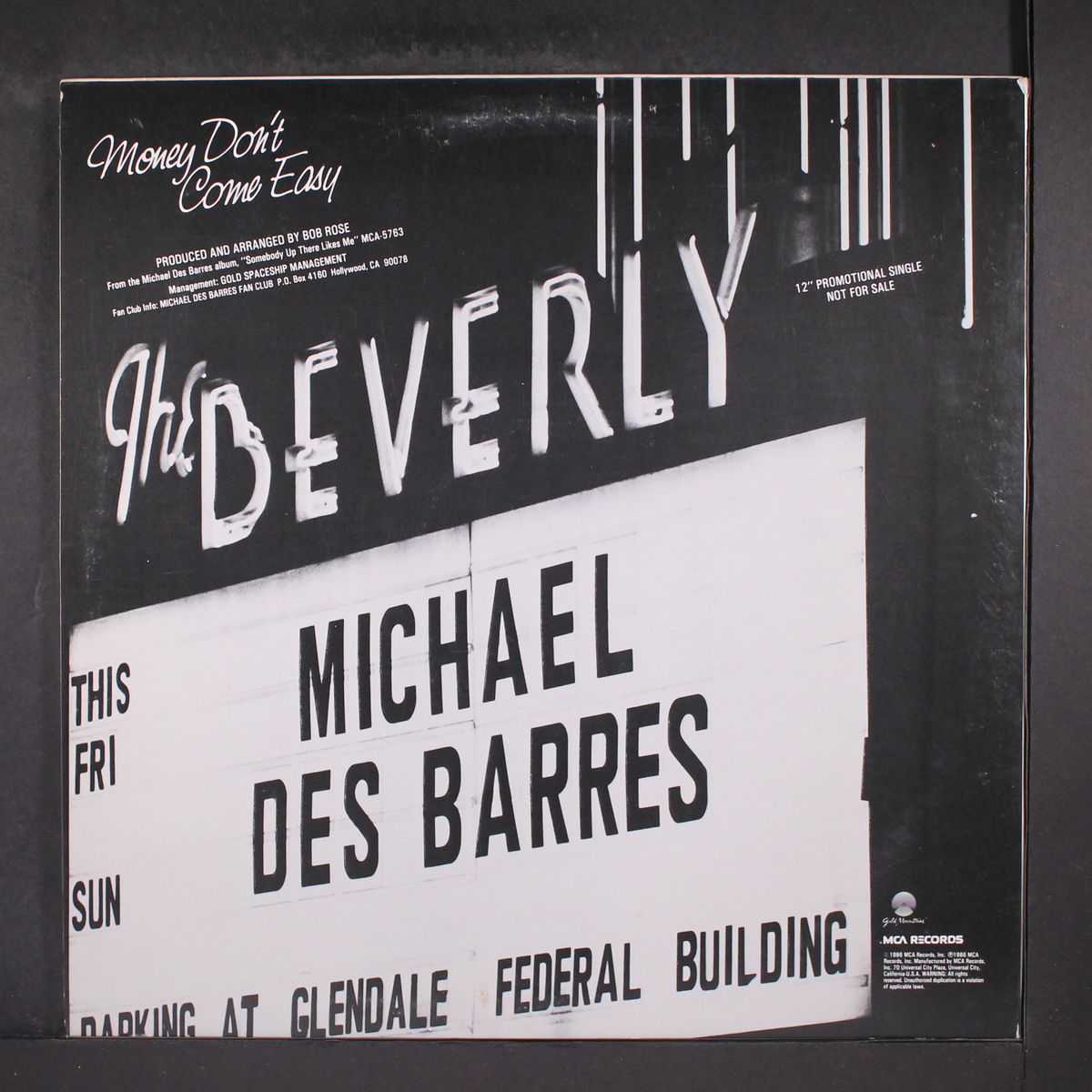 money don't come easy / same by MICHAEL DES BARRES