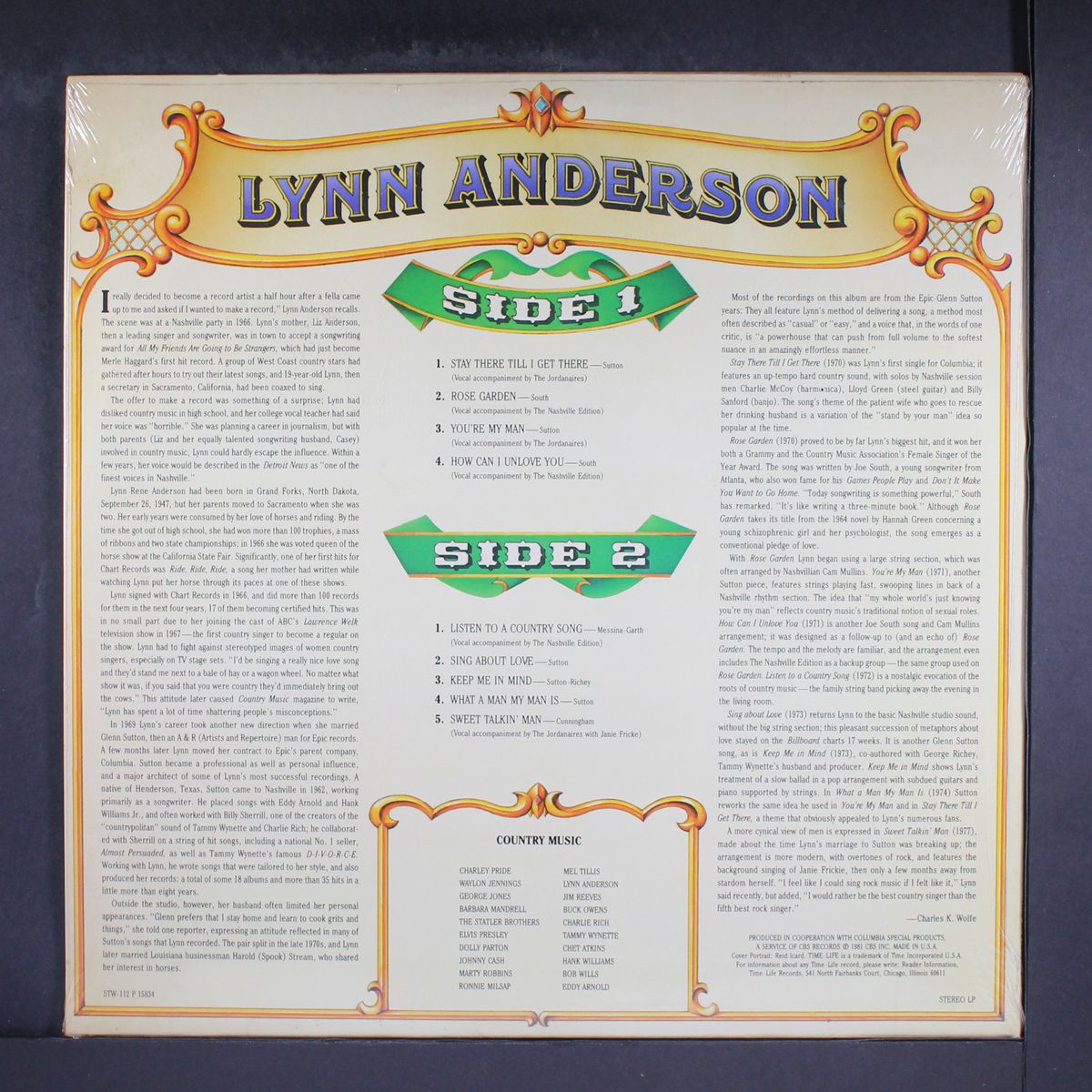 country music by LYNN ANDERSON