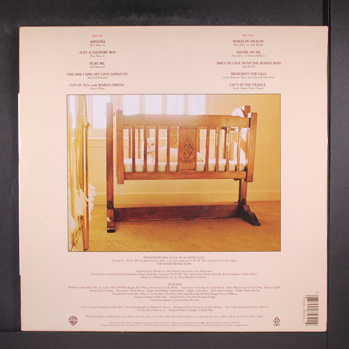 cat's in the cradle by REX ALLEN, JR.