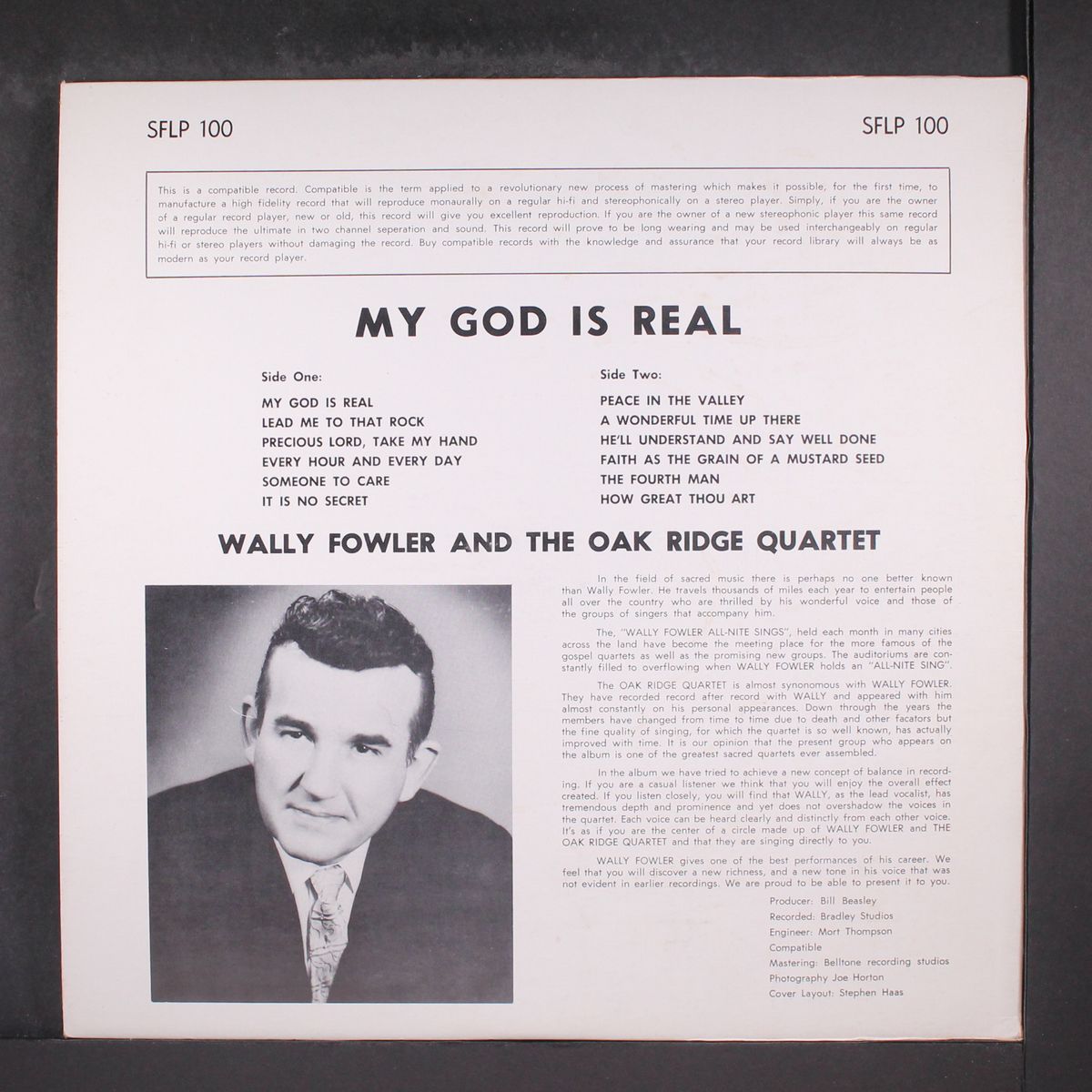 my god is real by WALLY FOWLER & OAK RIDGE QUARTET
