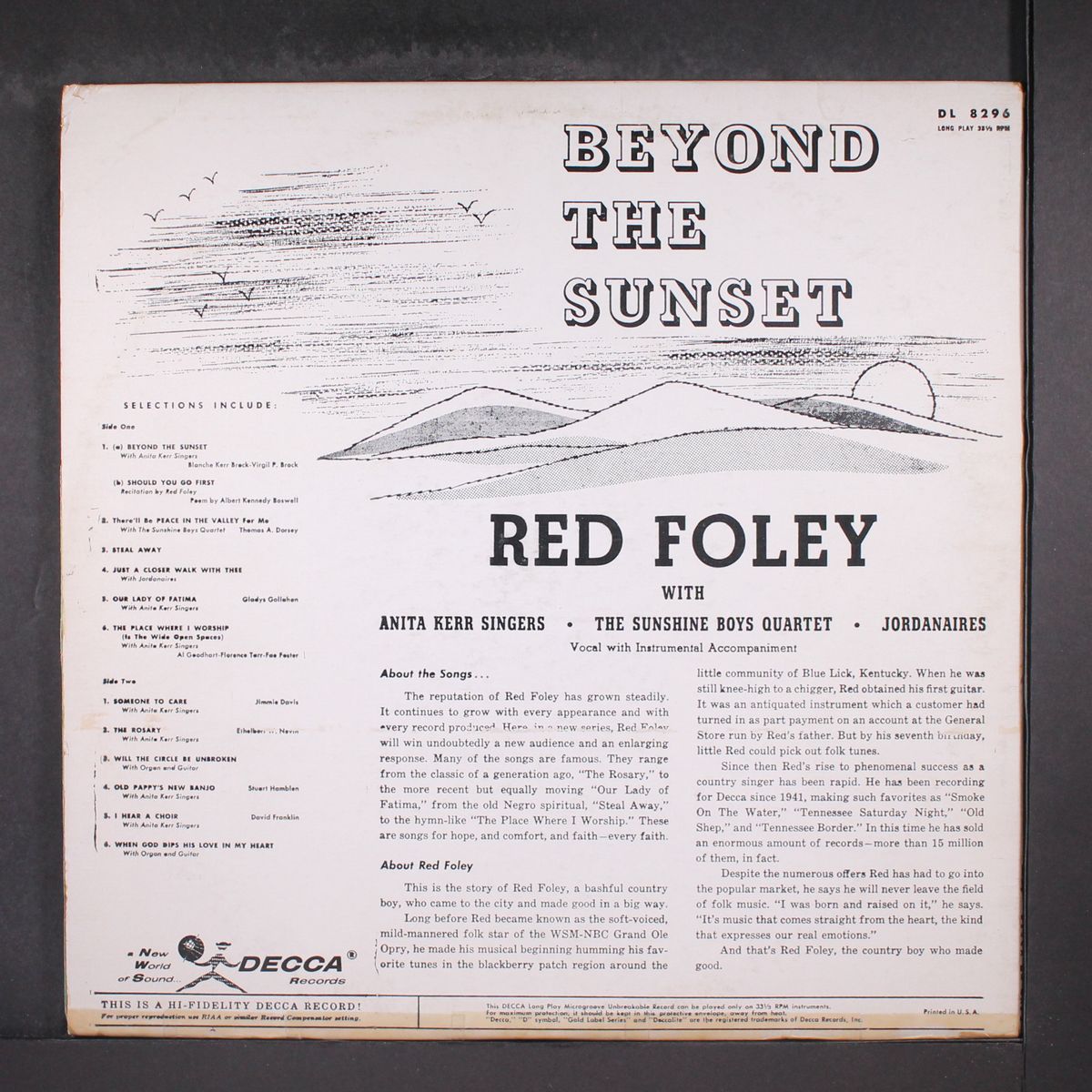 beyond the sunset by RED FOLEY