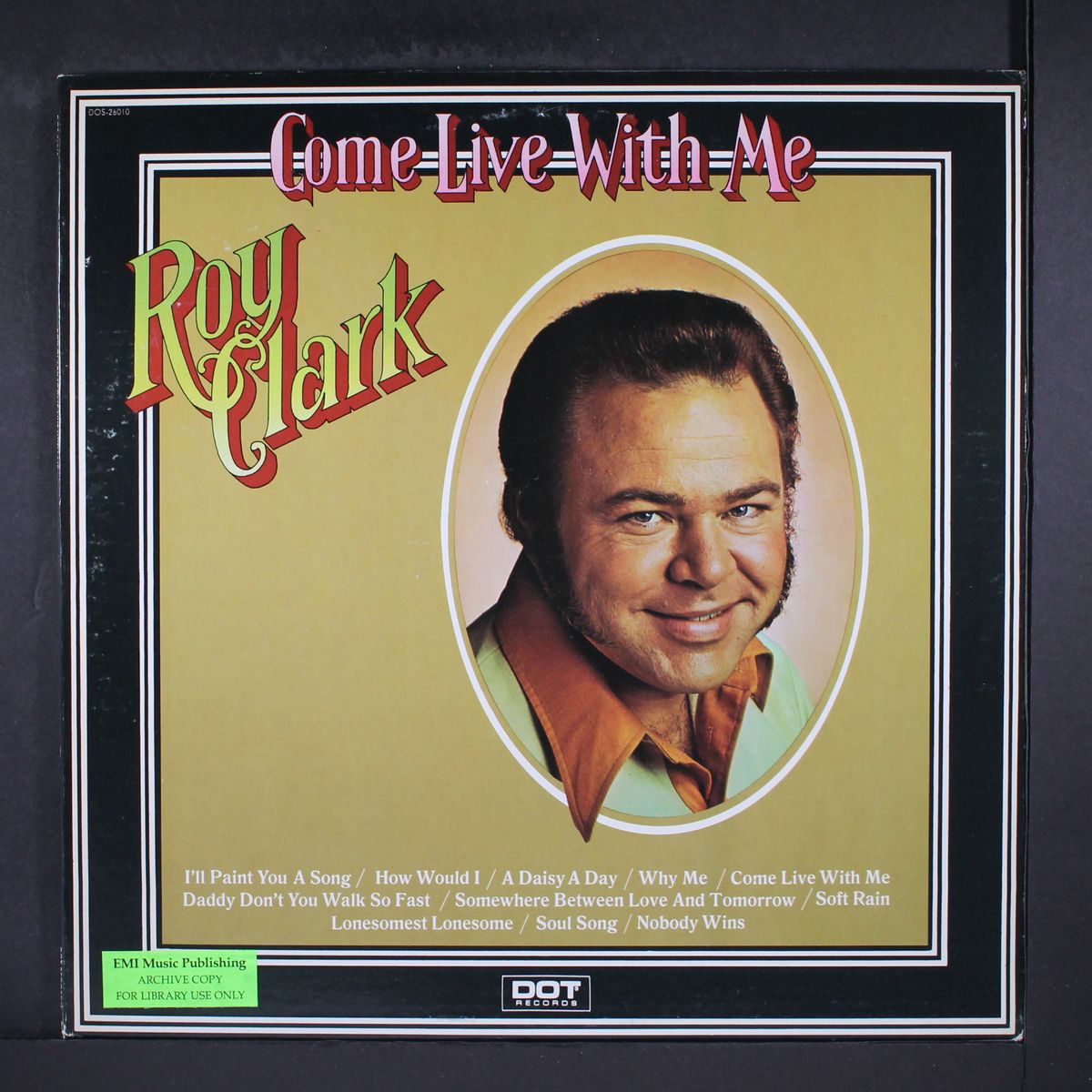 come live with me by ROY CLARK