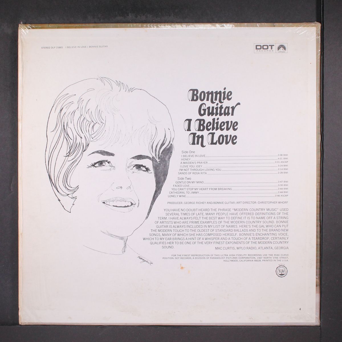 i believe in love by BONNIE GUITAR