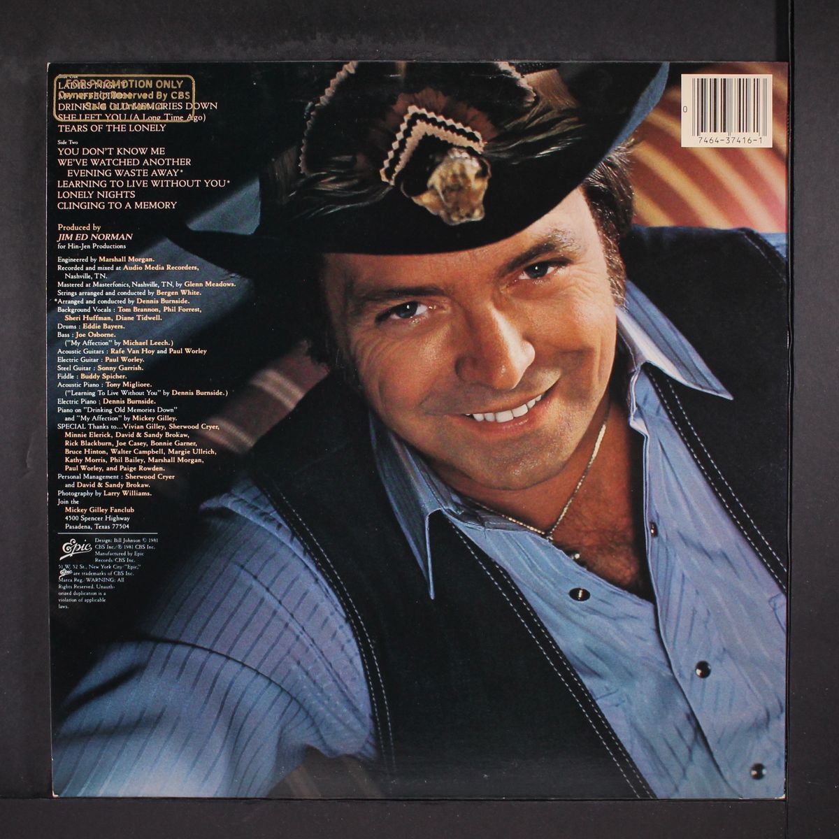 you don't know me by MICKEY GILLEY