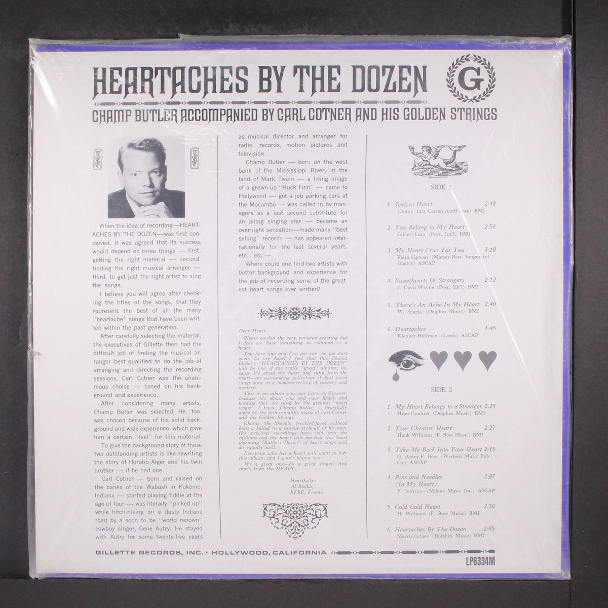 heartaches by the dozen by CHAMP BUTLER