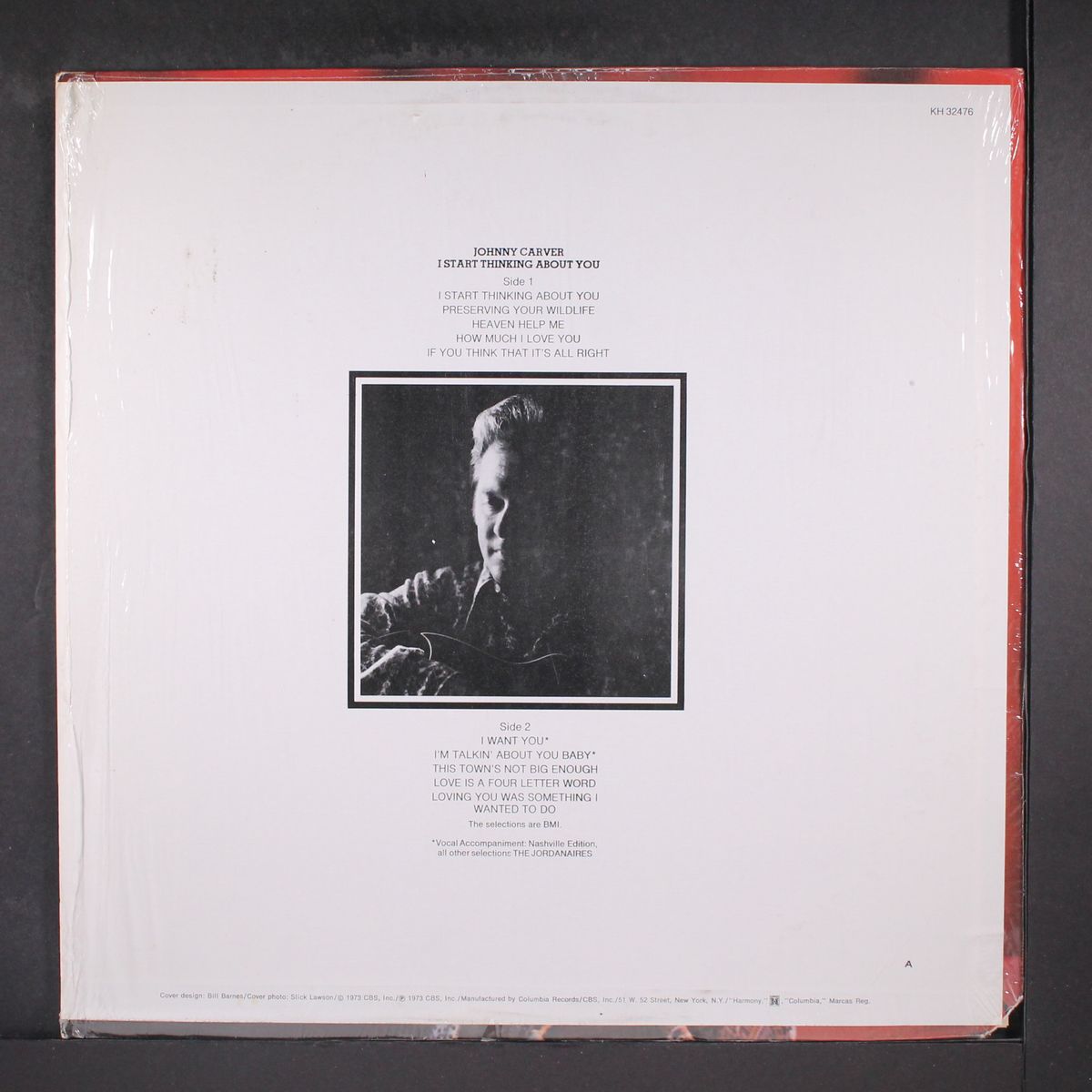 i start thinking about you by JOHNNY CARVER