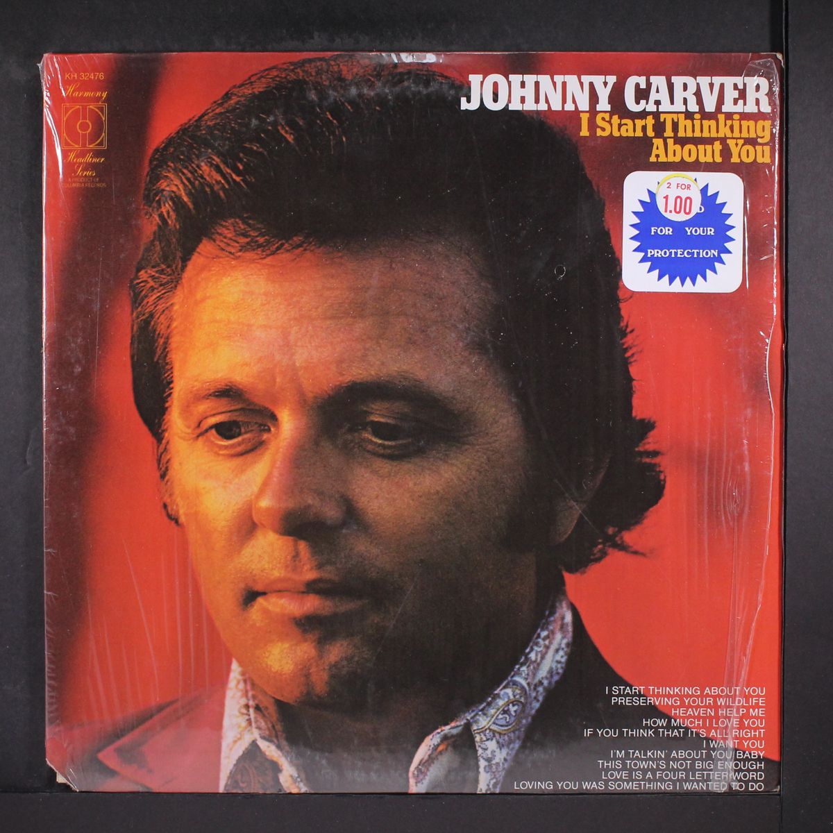 i start thinking about you by JOHNNY CARVER