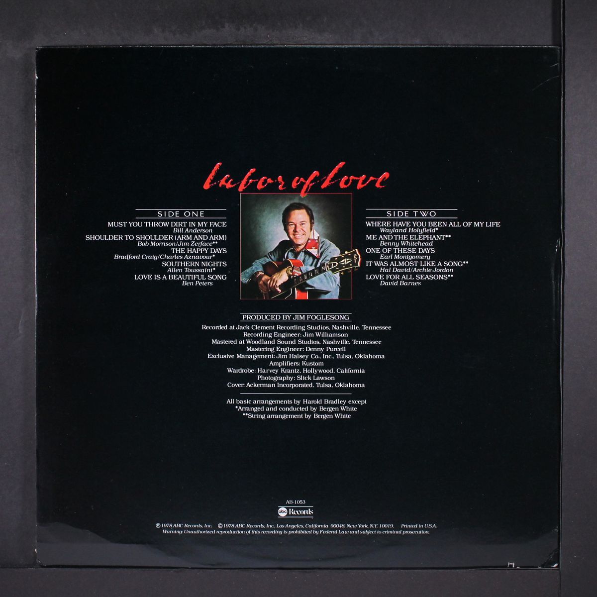 labor of love by ROY CLARK