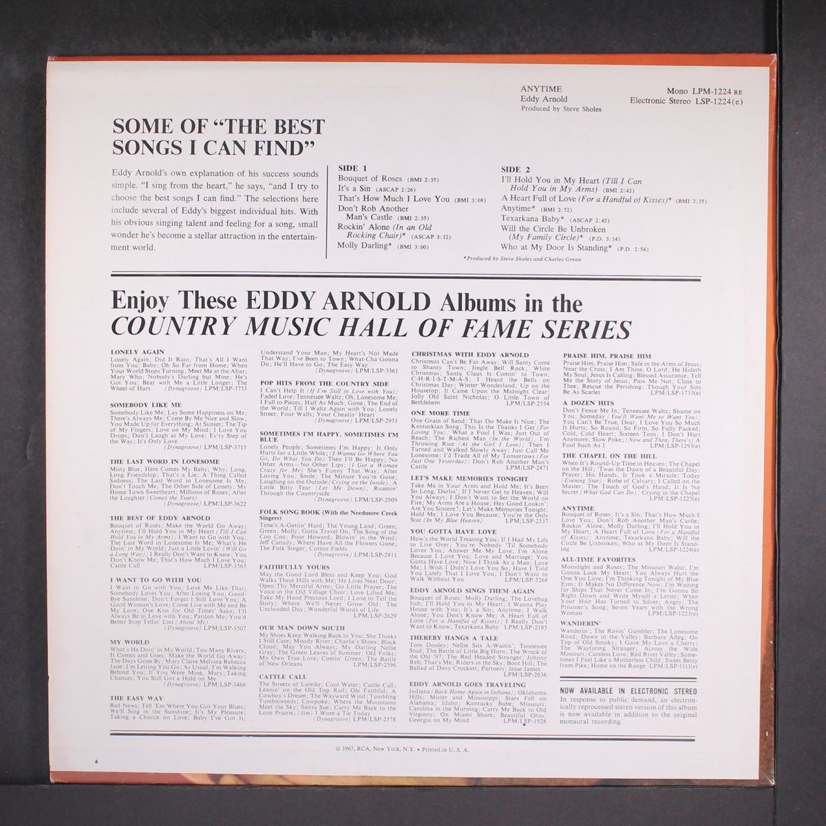 anytime by EDDY ARNOLD