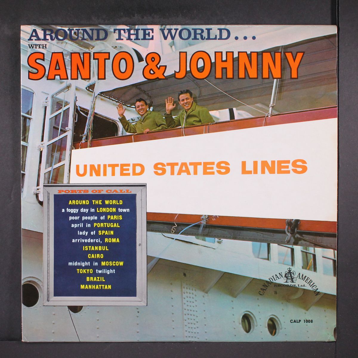 around the world by SANTO & JOHNNY