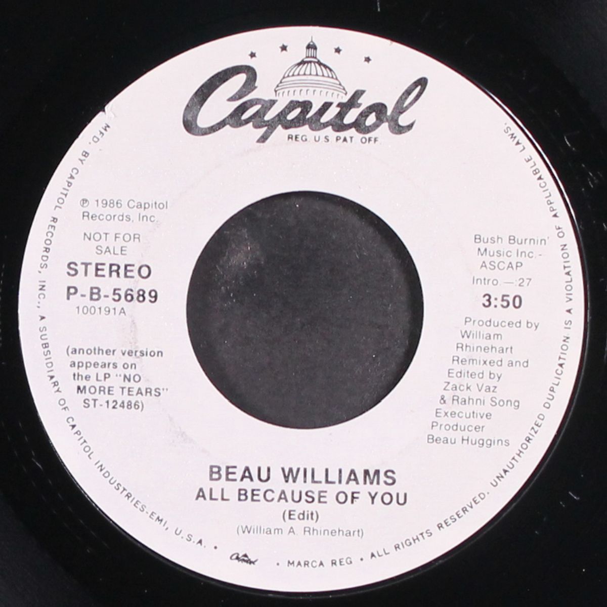 all because of you / same by BEAU WILLIAMS