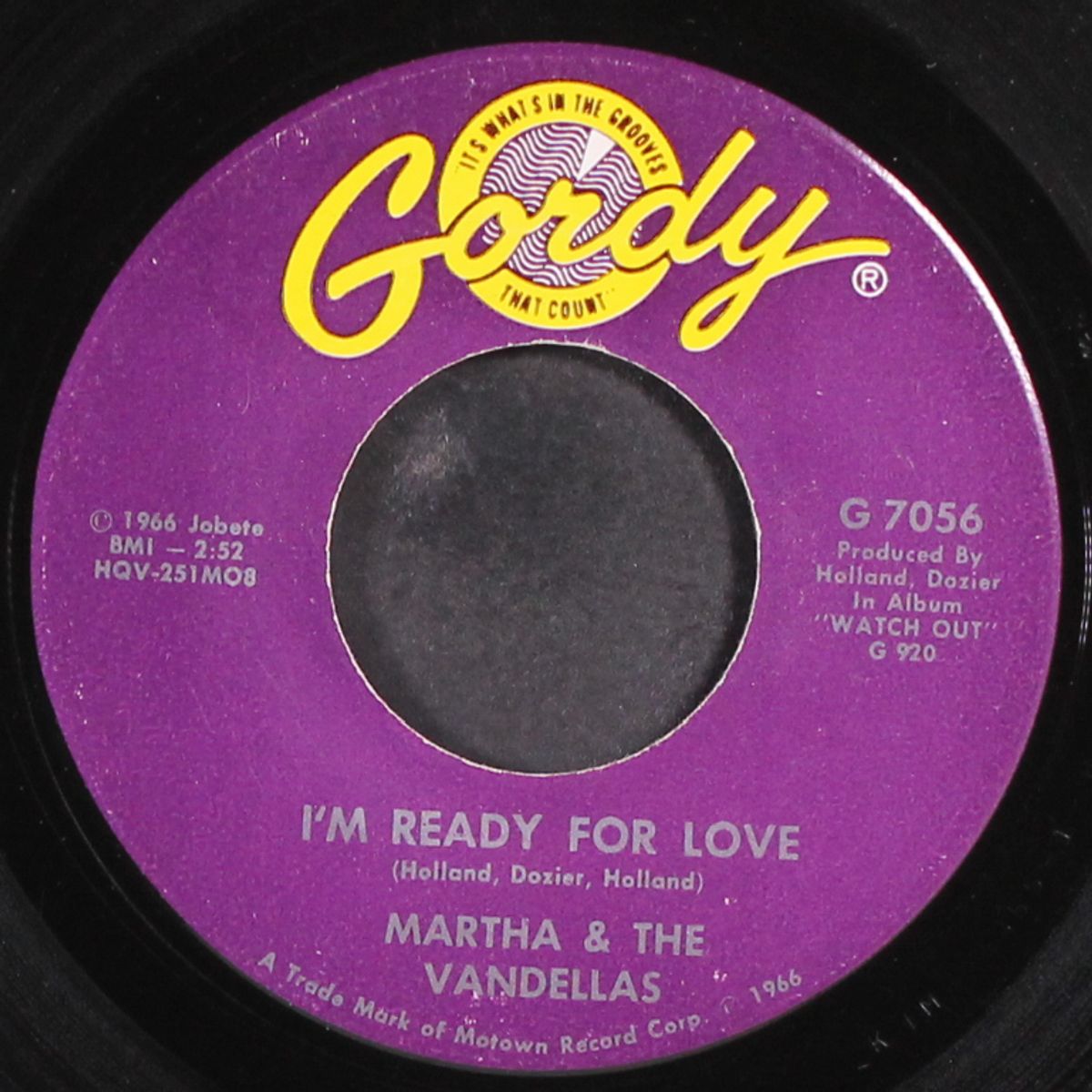 i'm ready for love / he doesn't love her anymore by MARTHA & VANDELLAS