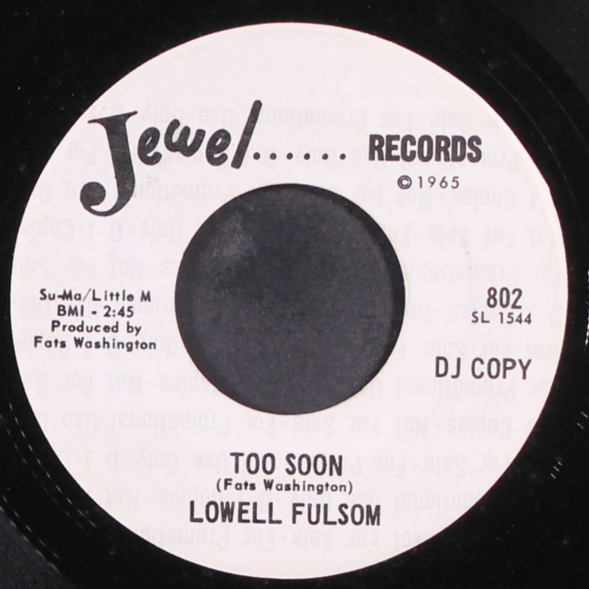 why don't we do it in the road? / too soon by LOWELL FULSOM