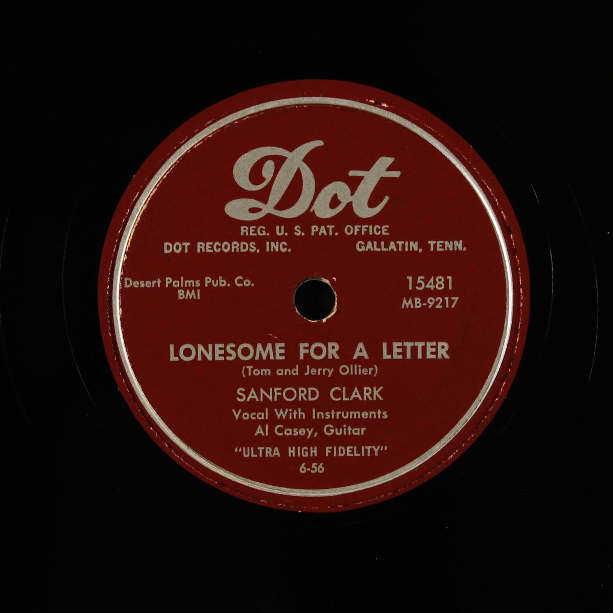the fool / lonesome for a letter by SANFORD CLARK