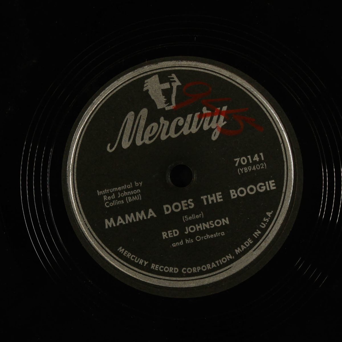 west coast blues / mamma does the boogie by RED JOHNSON
