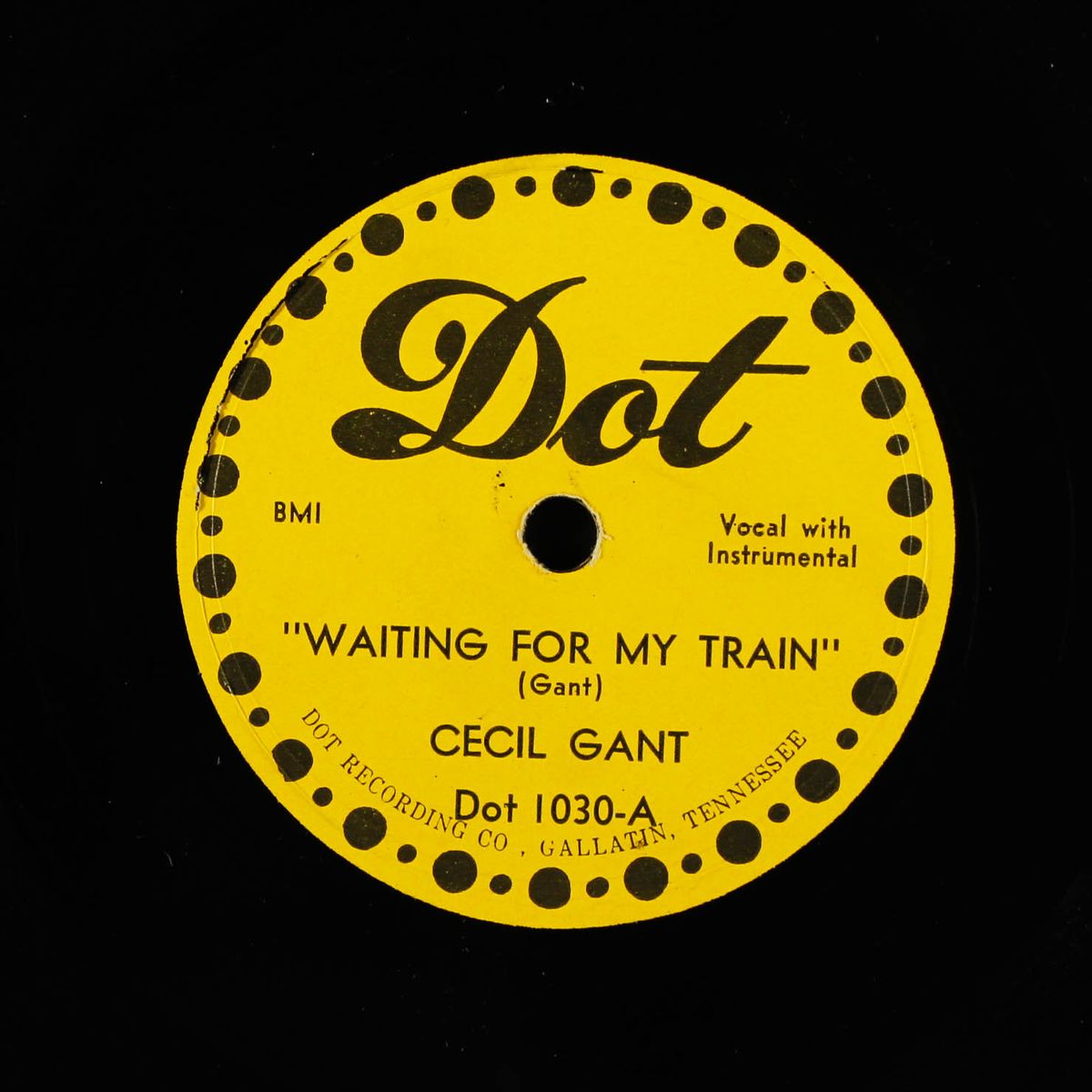 waiting for my train / cindy lou by CECIL GANT