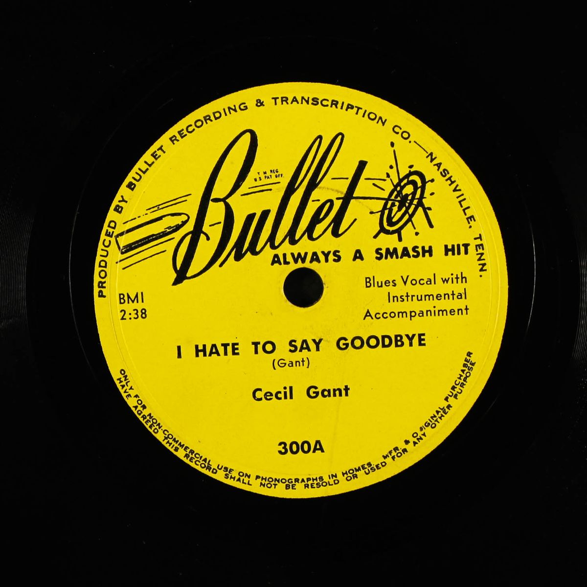 my little baby / i hate to say goodbye by CECIL GANT