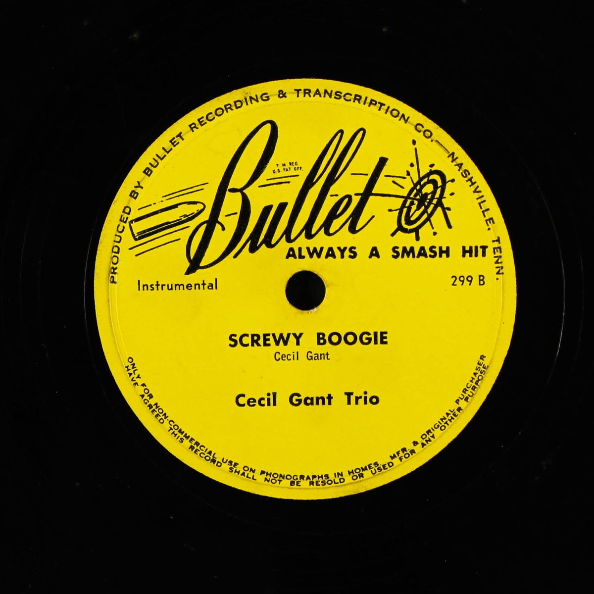 i ain't gonna cry anymore / screwy boogie by CECIL GANT