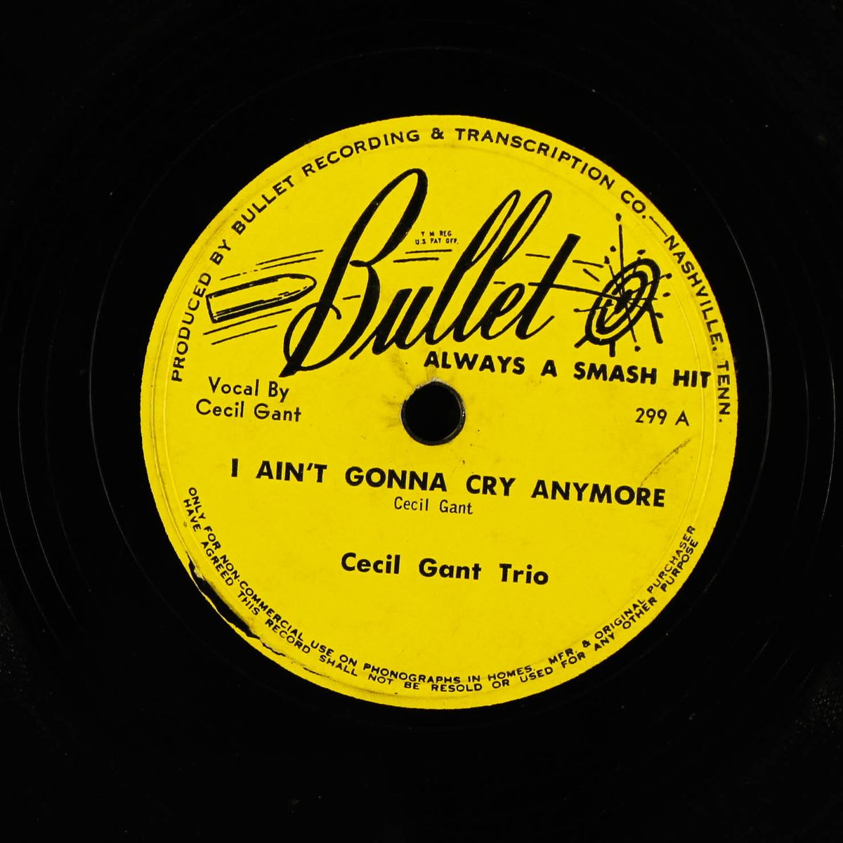 i ain't gonna cry anymore / screwy boogie by CECIL GANT