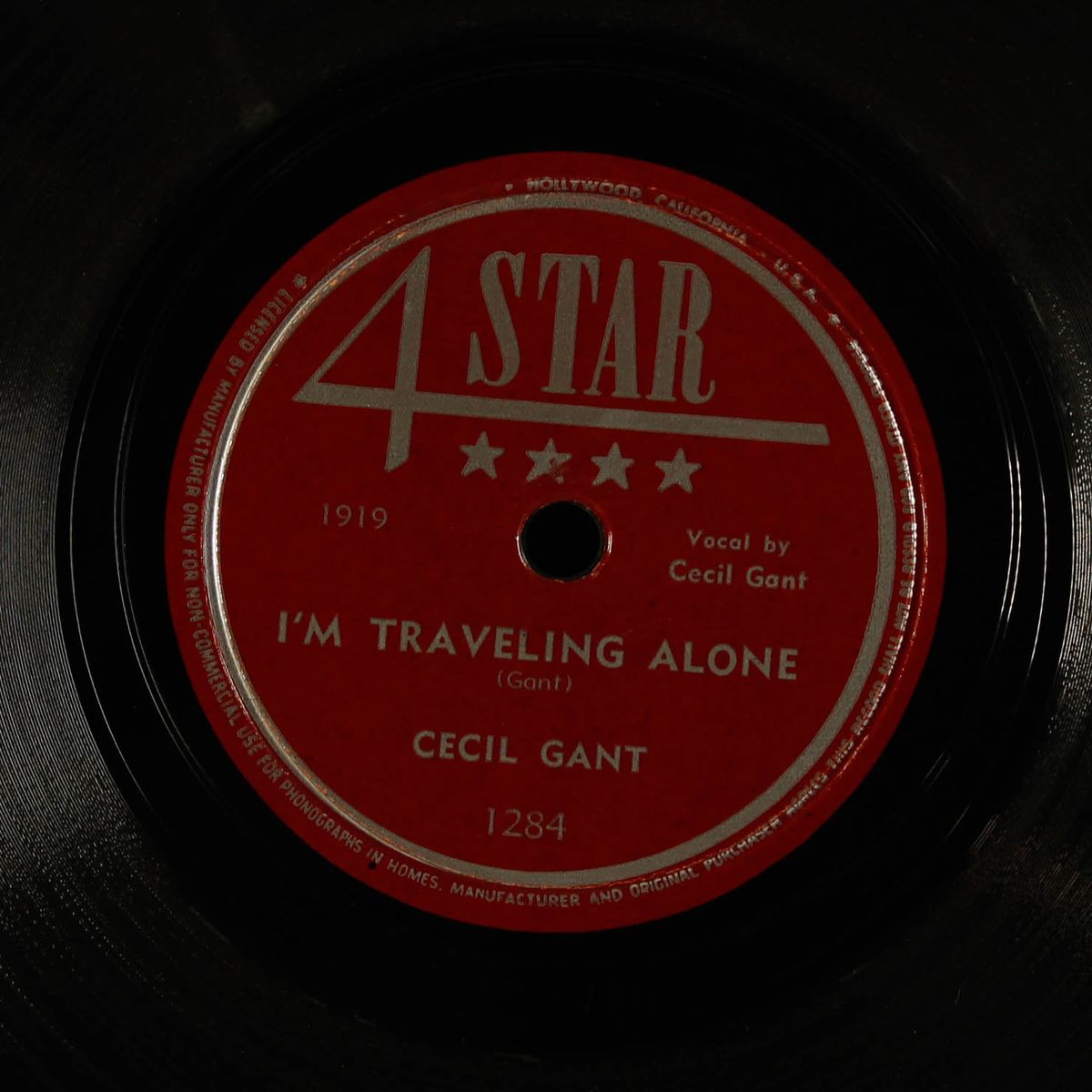 god bless my daddy / i'm traveling alone by CECIL GANT