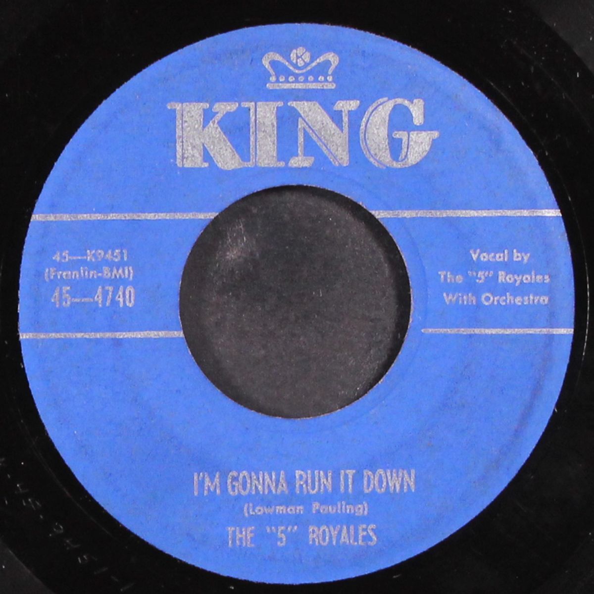 i'm gonna run it down / behave yourself by FIVE ROYALES