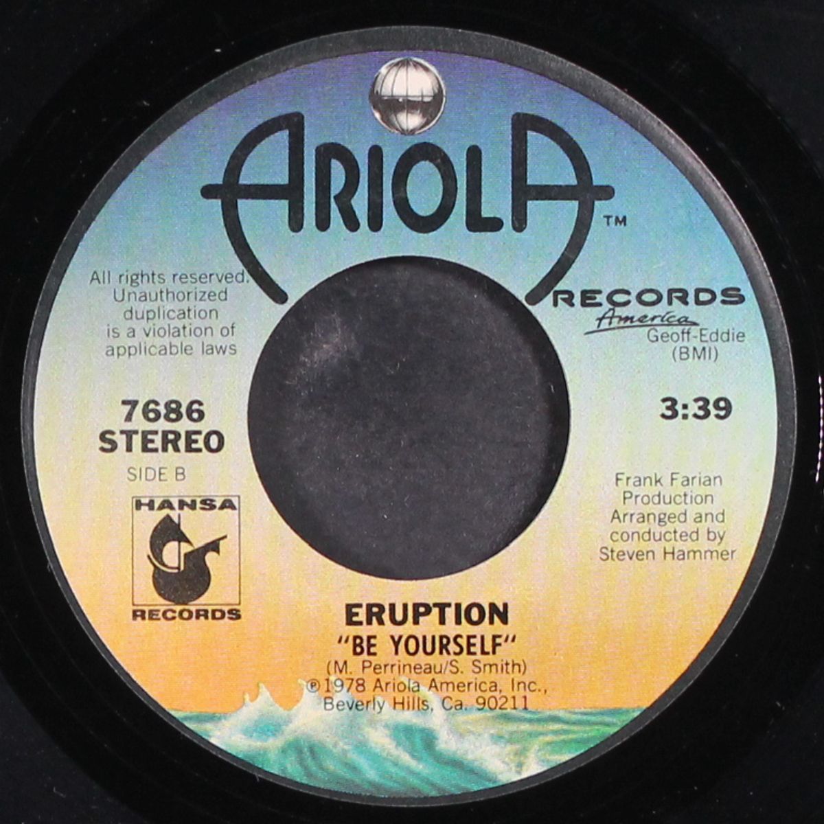 i can't stand the rain / be yourself by ERUPTION