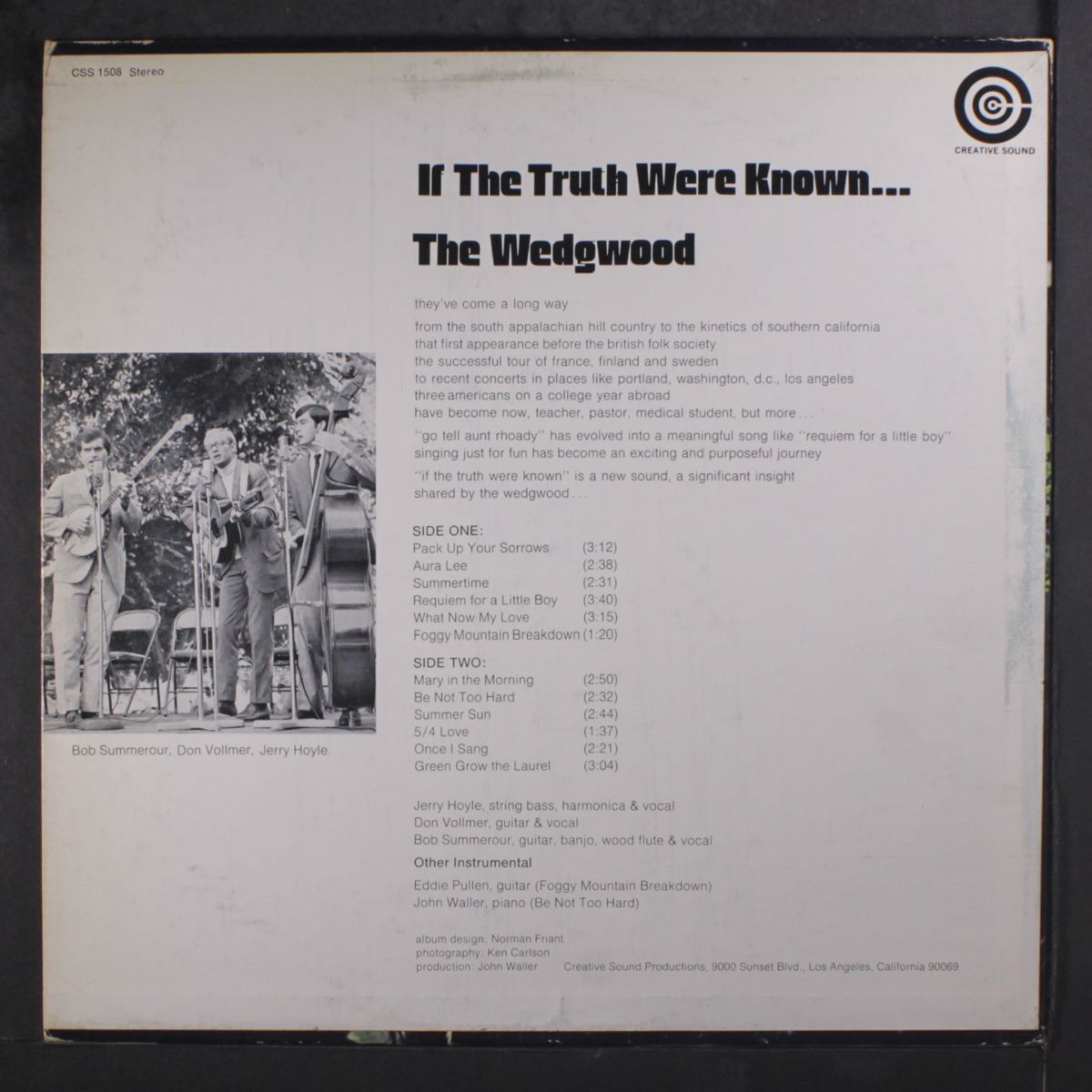 if the truth were known by WEDGWOOD
