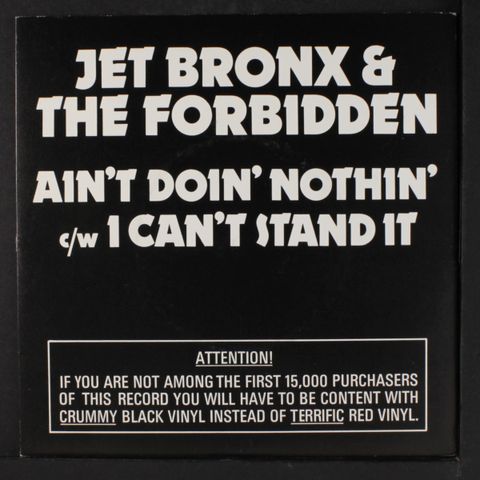 JET BRONX & FORBIDDEN
