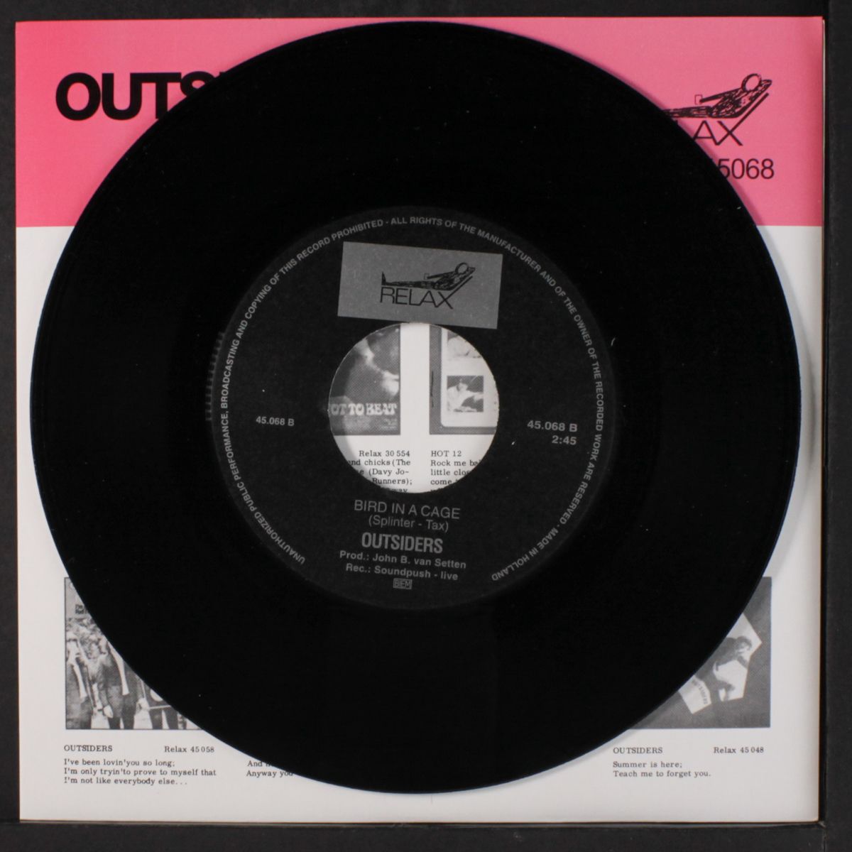don't you worry about me by OUTSIDERS
