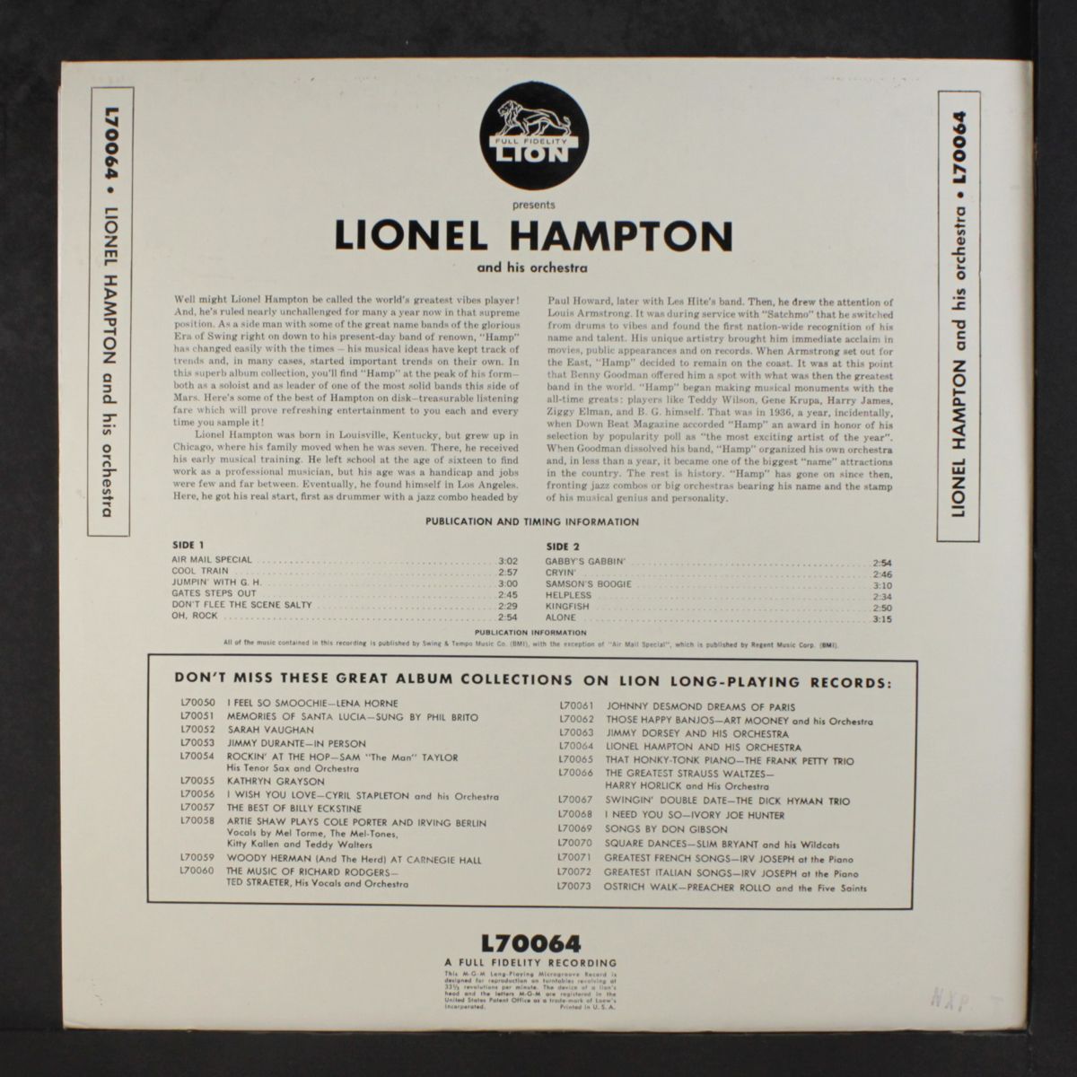 lionel hampton by LIONEL HAMPTON